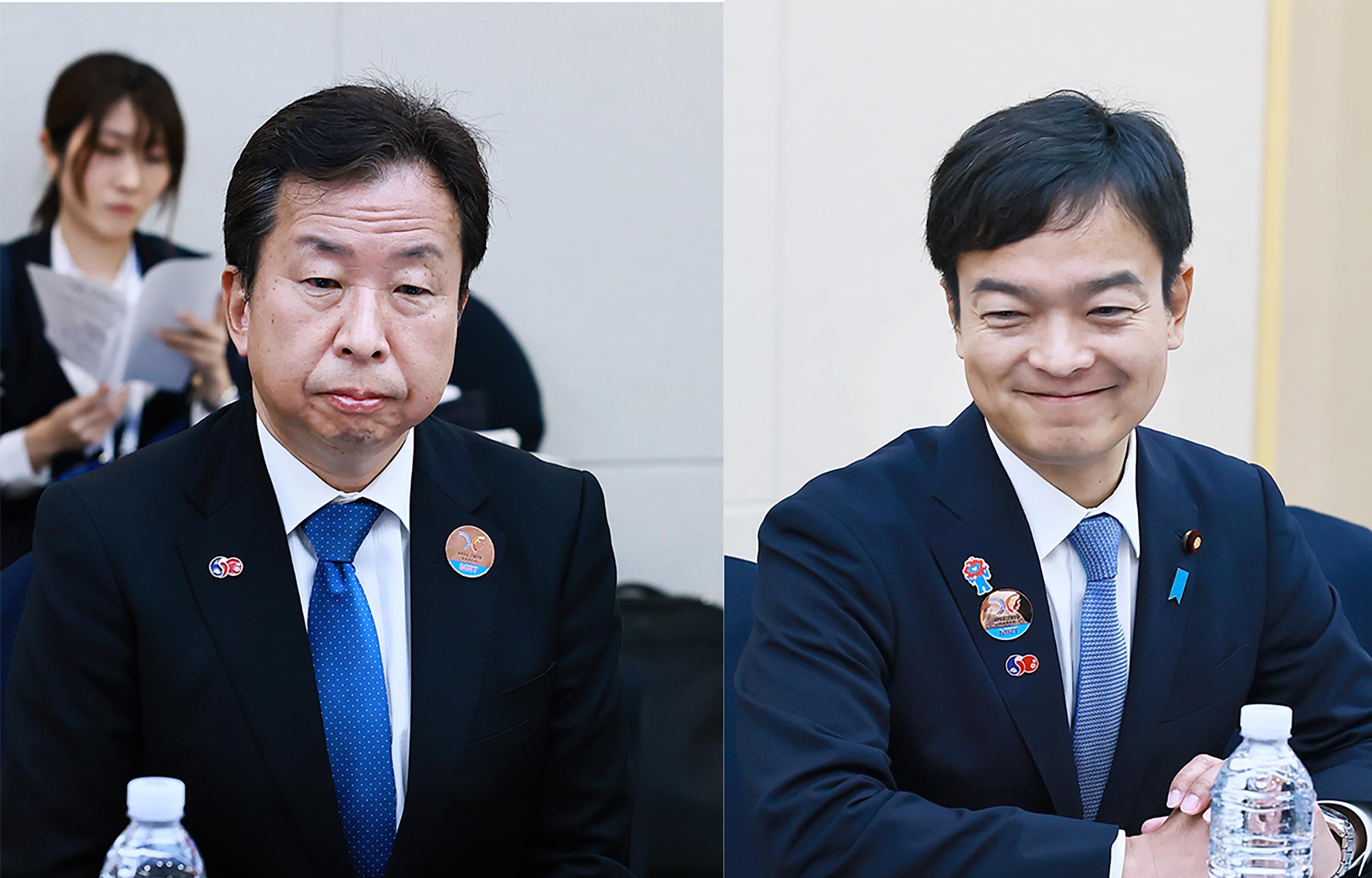 일본 경제산업성 부대신과 외무성 부대신 면담 6