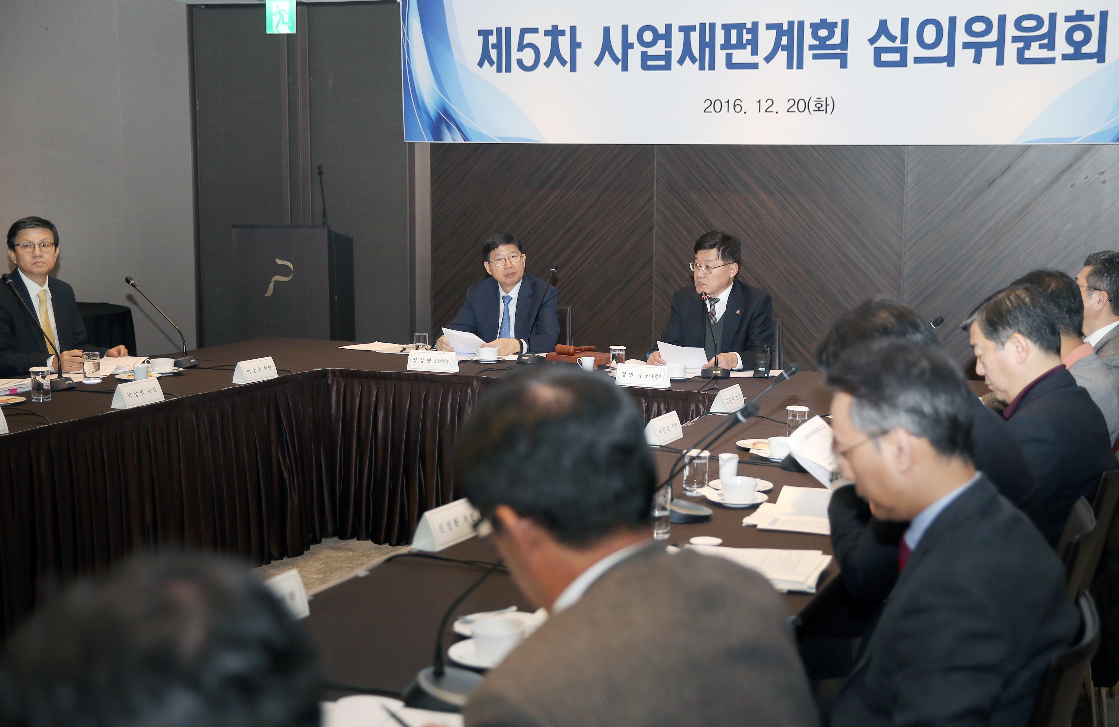 제5차 사업재편계획 심의위원회 2