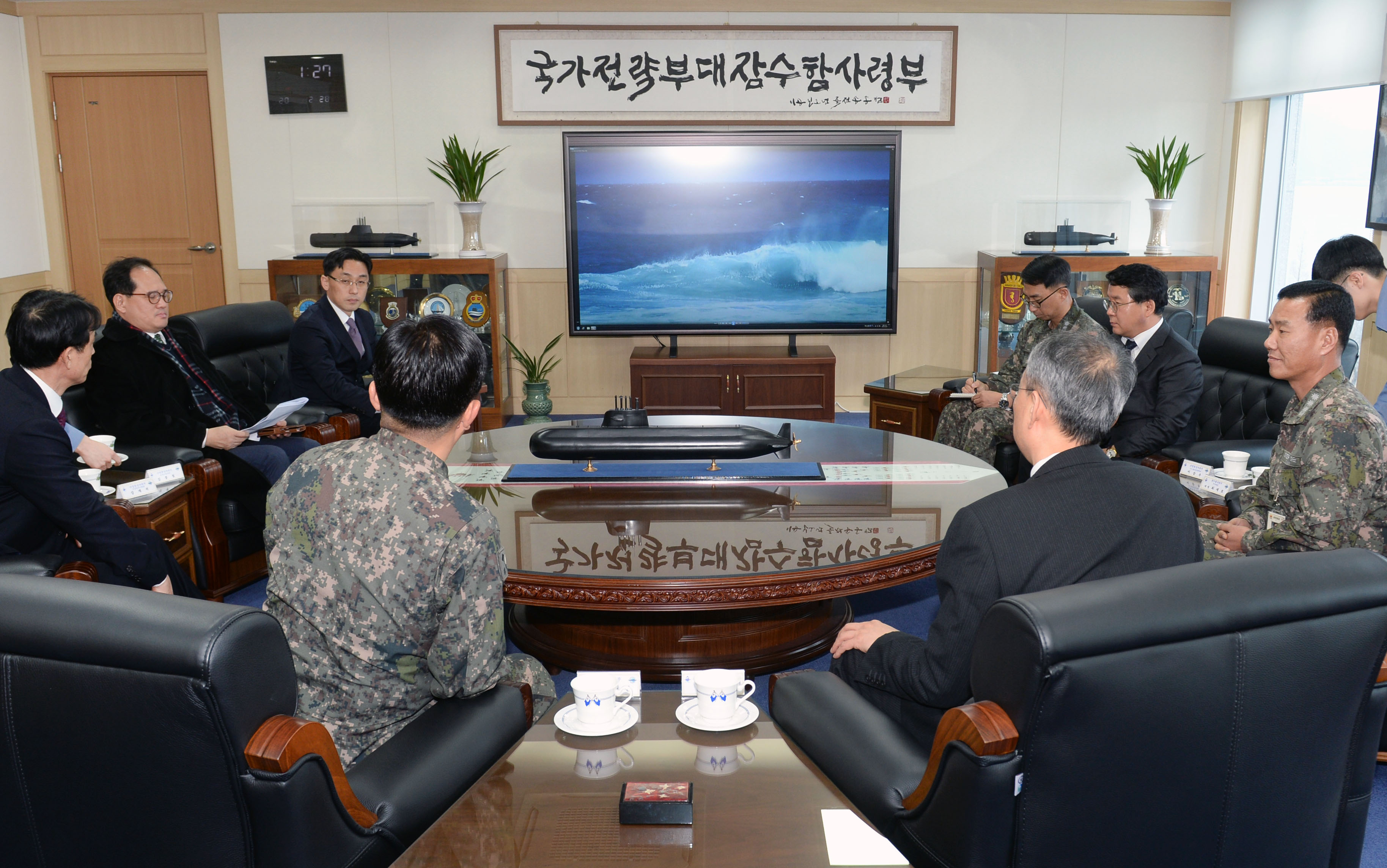 국군장병 위문 해군 잠수함사령부 방문 3