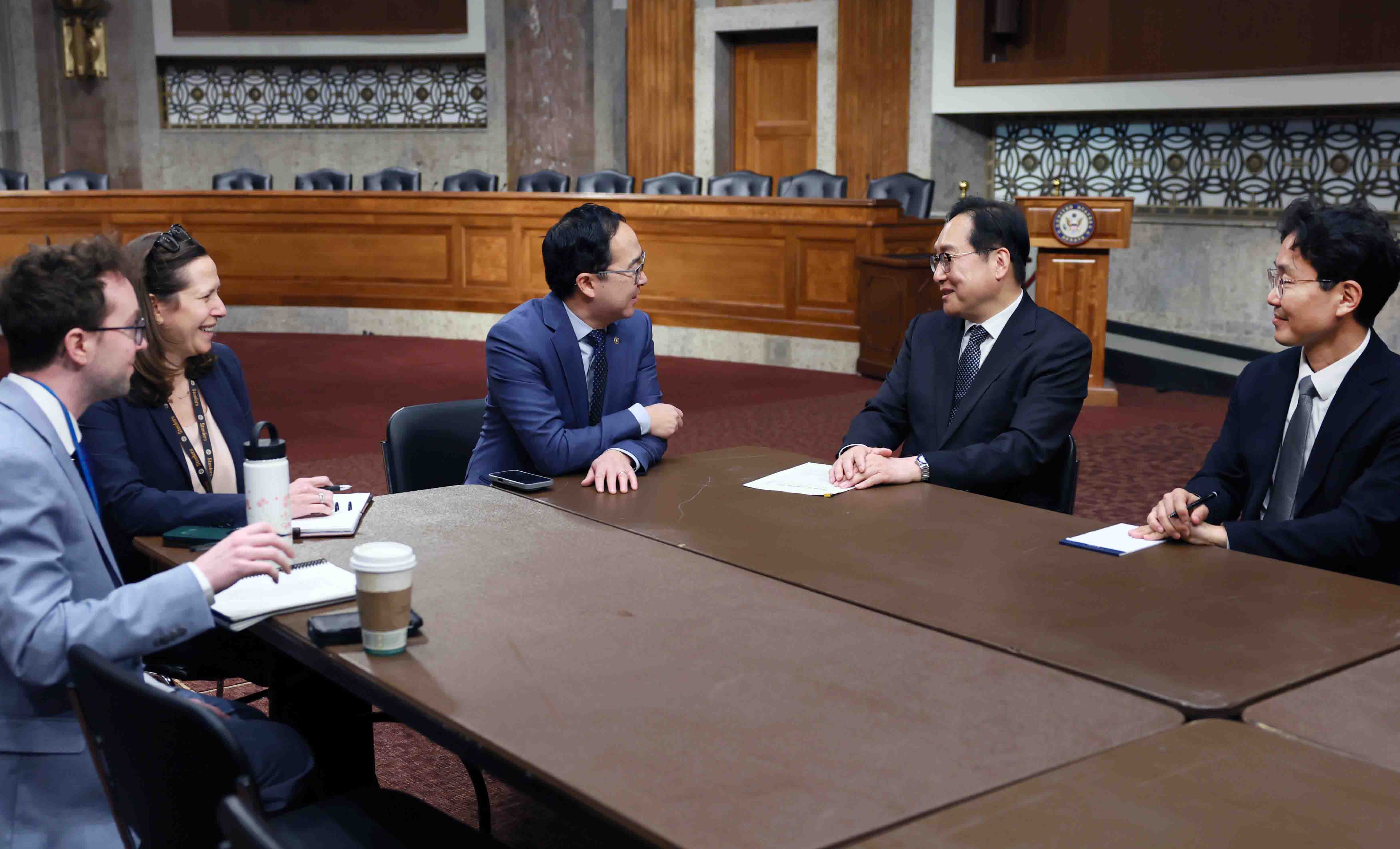 미국 앤드류 킴 상원의원 면담 3