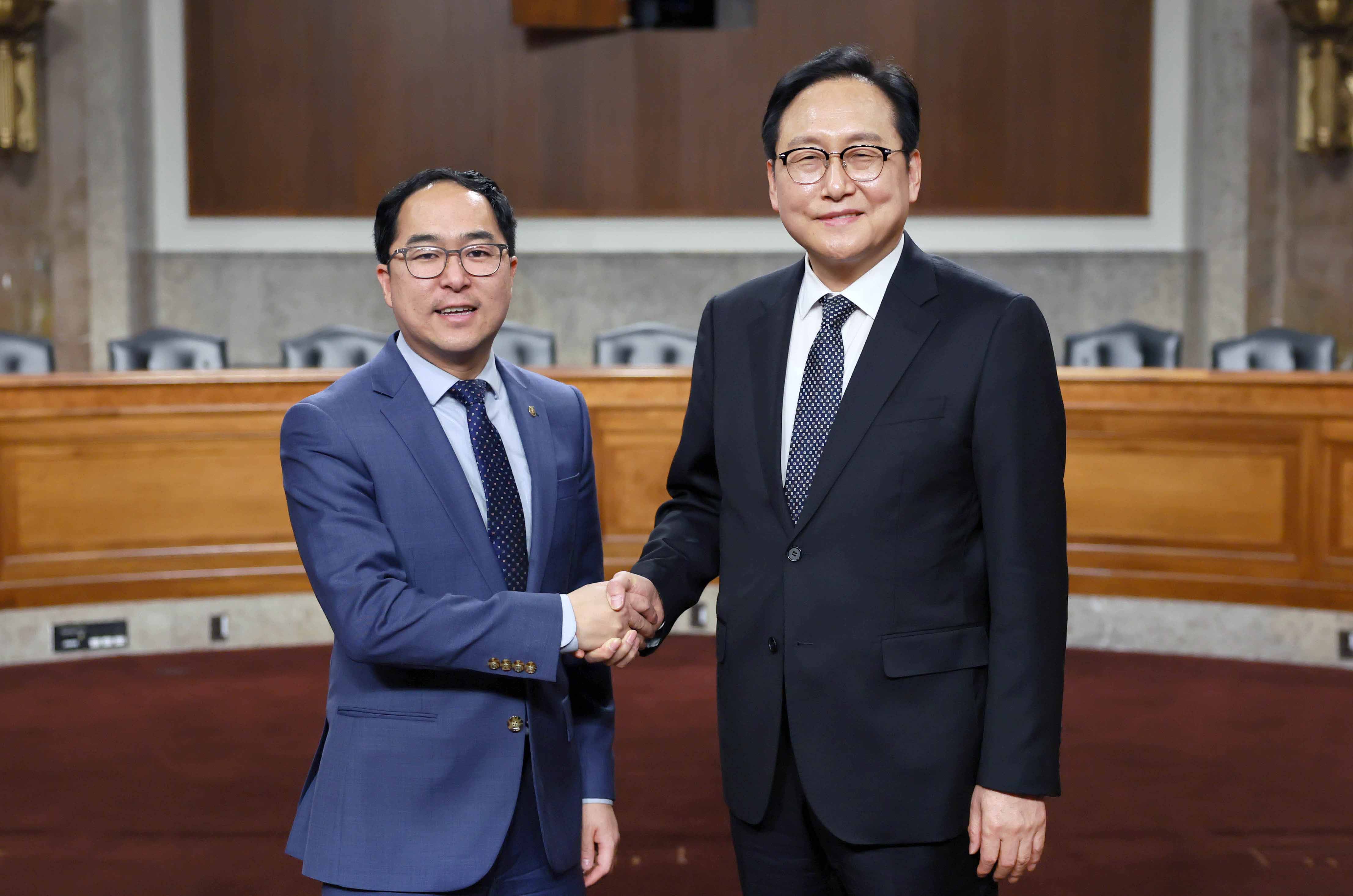 미국 앤드류 킴 상원의원 면담 1