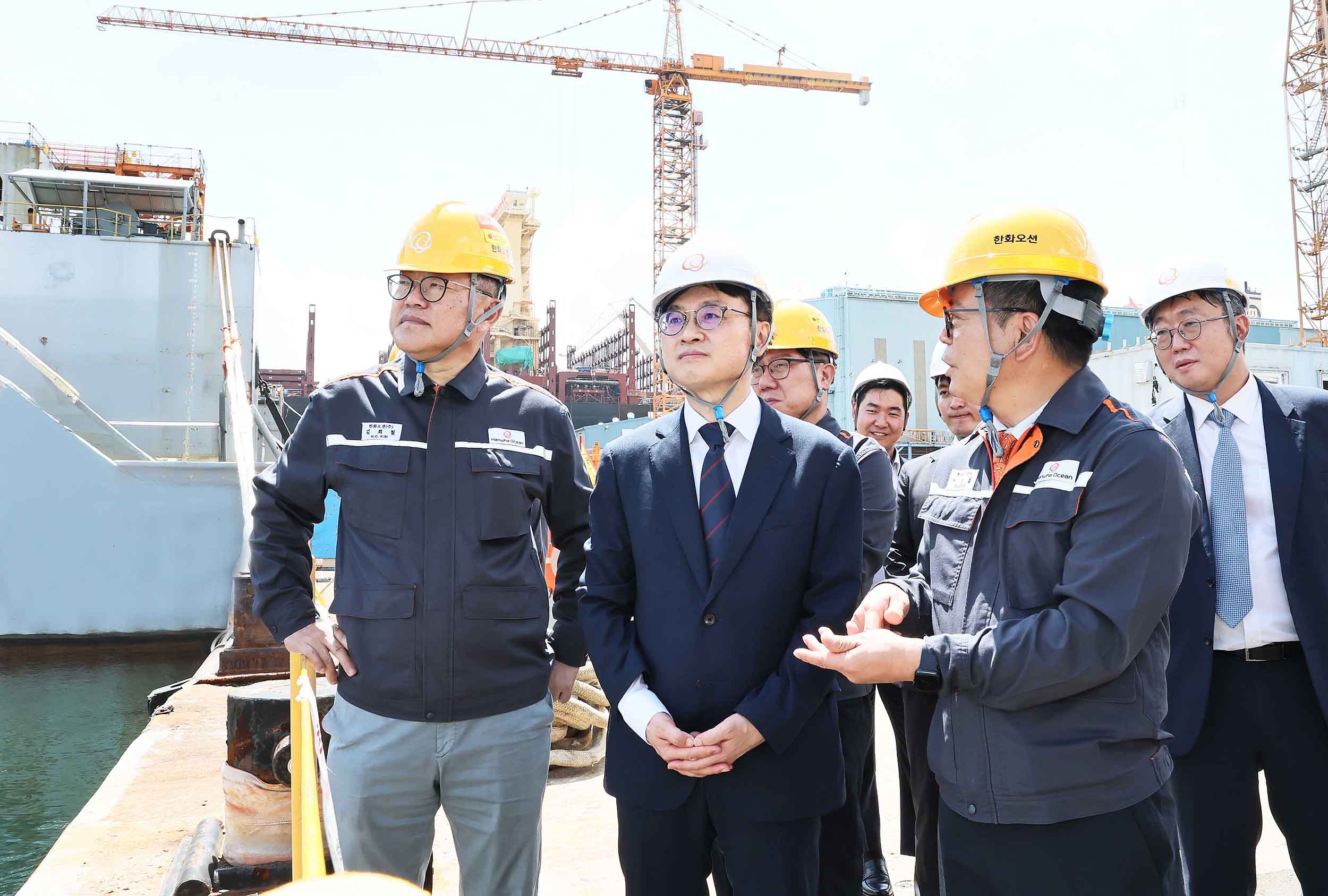 한화오션 거제 조선소 현장방문 3