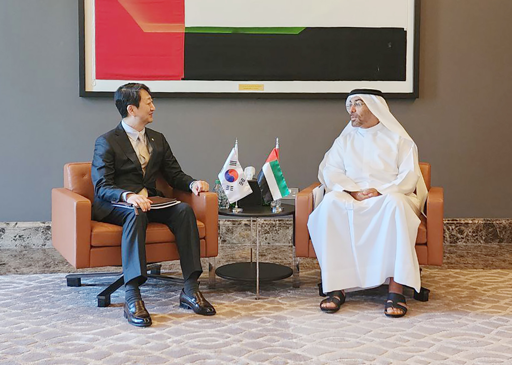 UAE 국무장관 면담 2