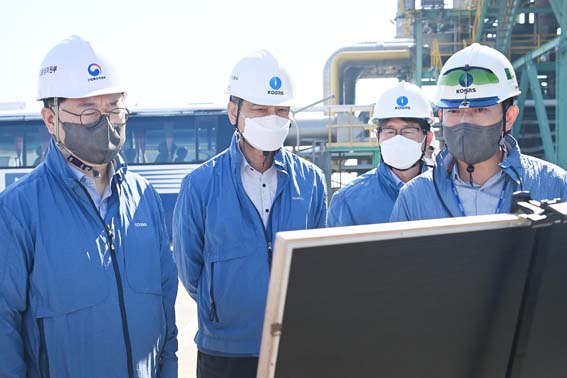 인천 LNG 인수기지 현장점검 1
