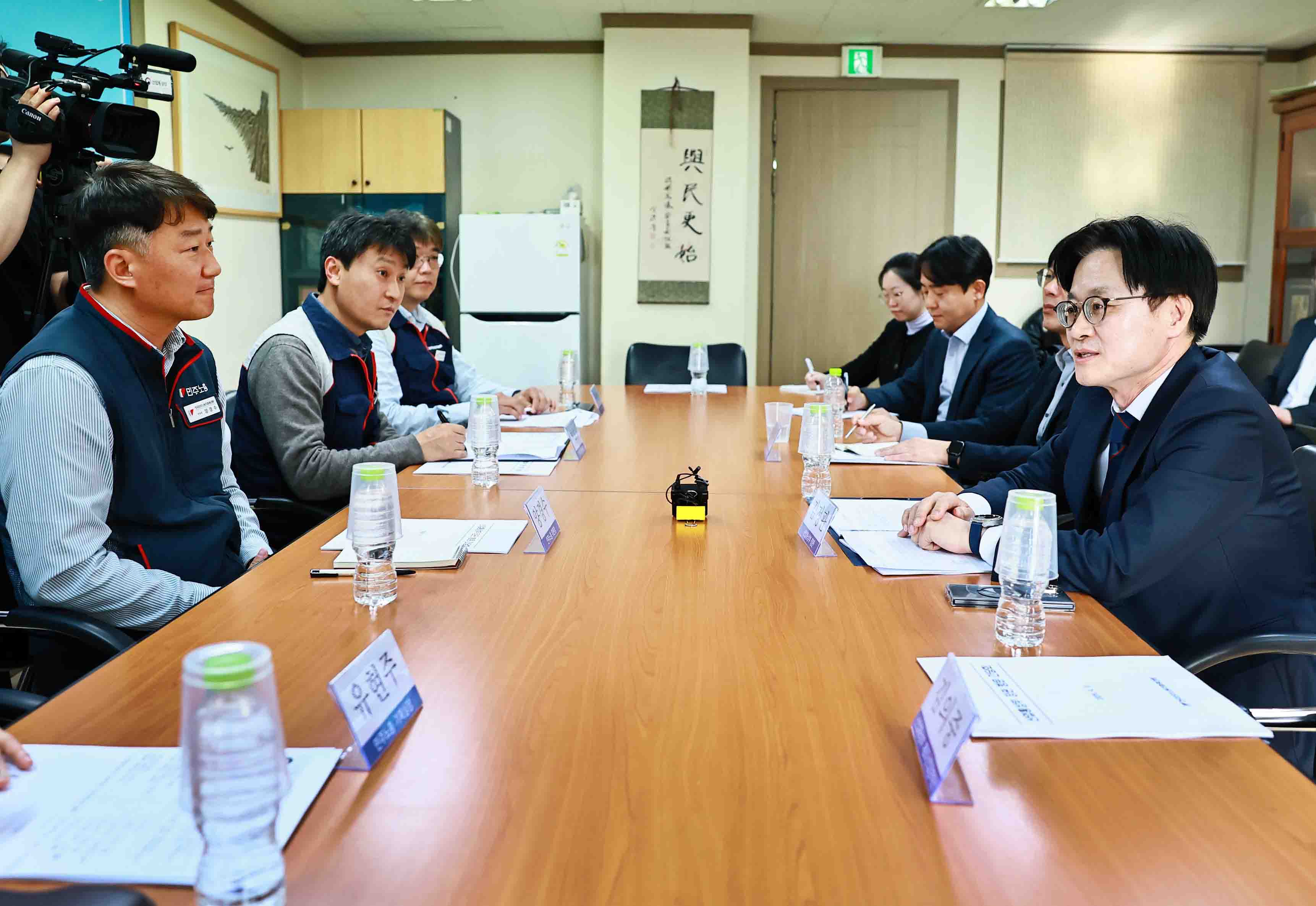 민주노총 위원장 면담 2