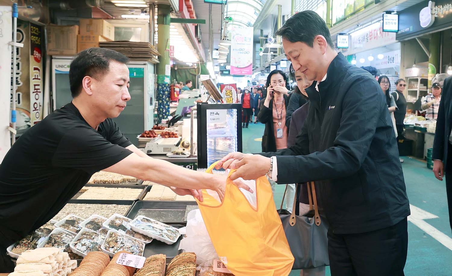 동행축제 현장인 망원시장 방문 4