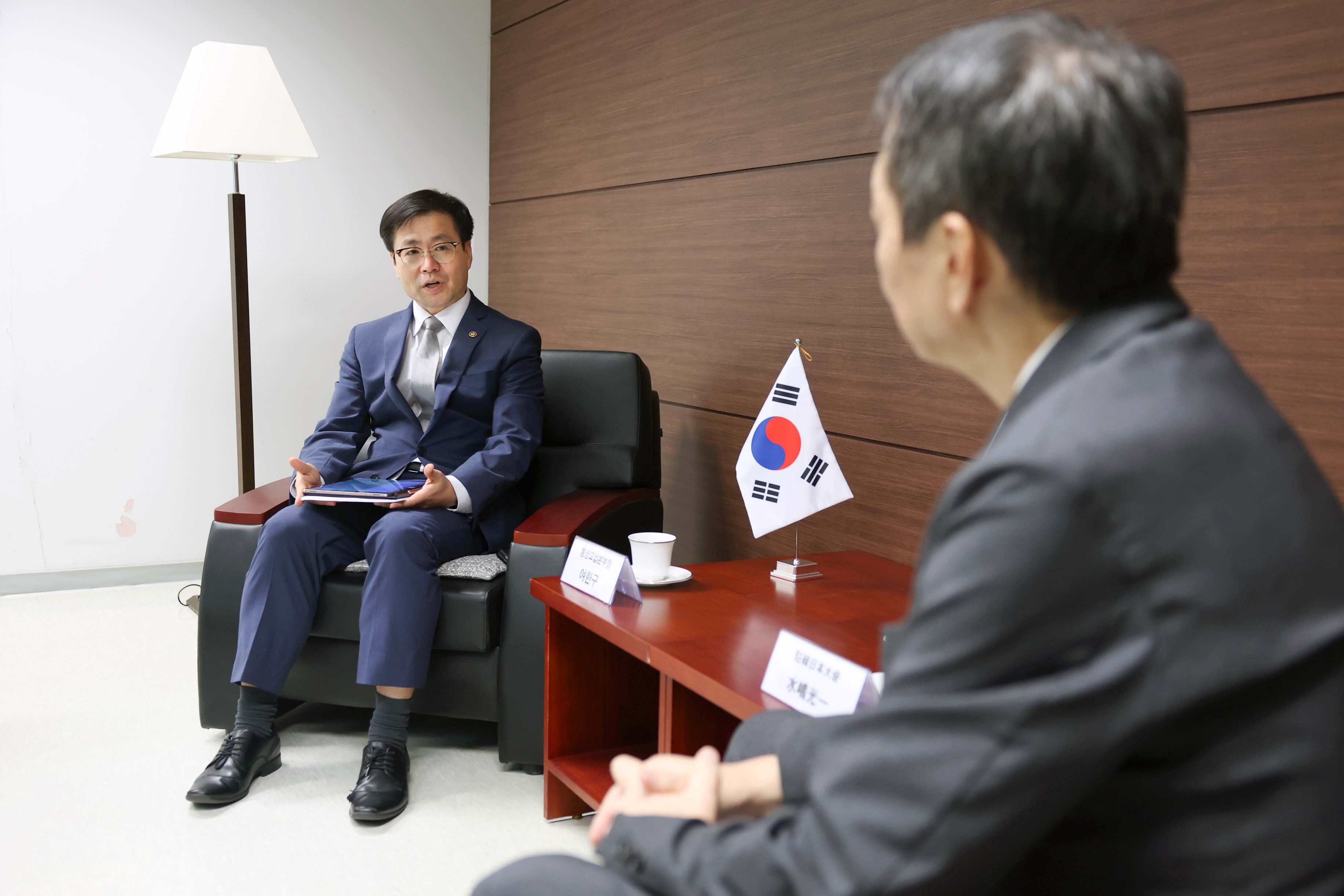 주한 일본대사 면담 3