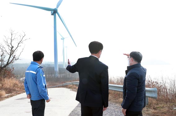 신안 그린에너지 풍력단지 현장방문 1