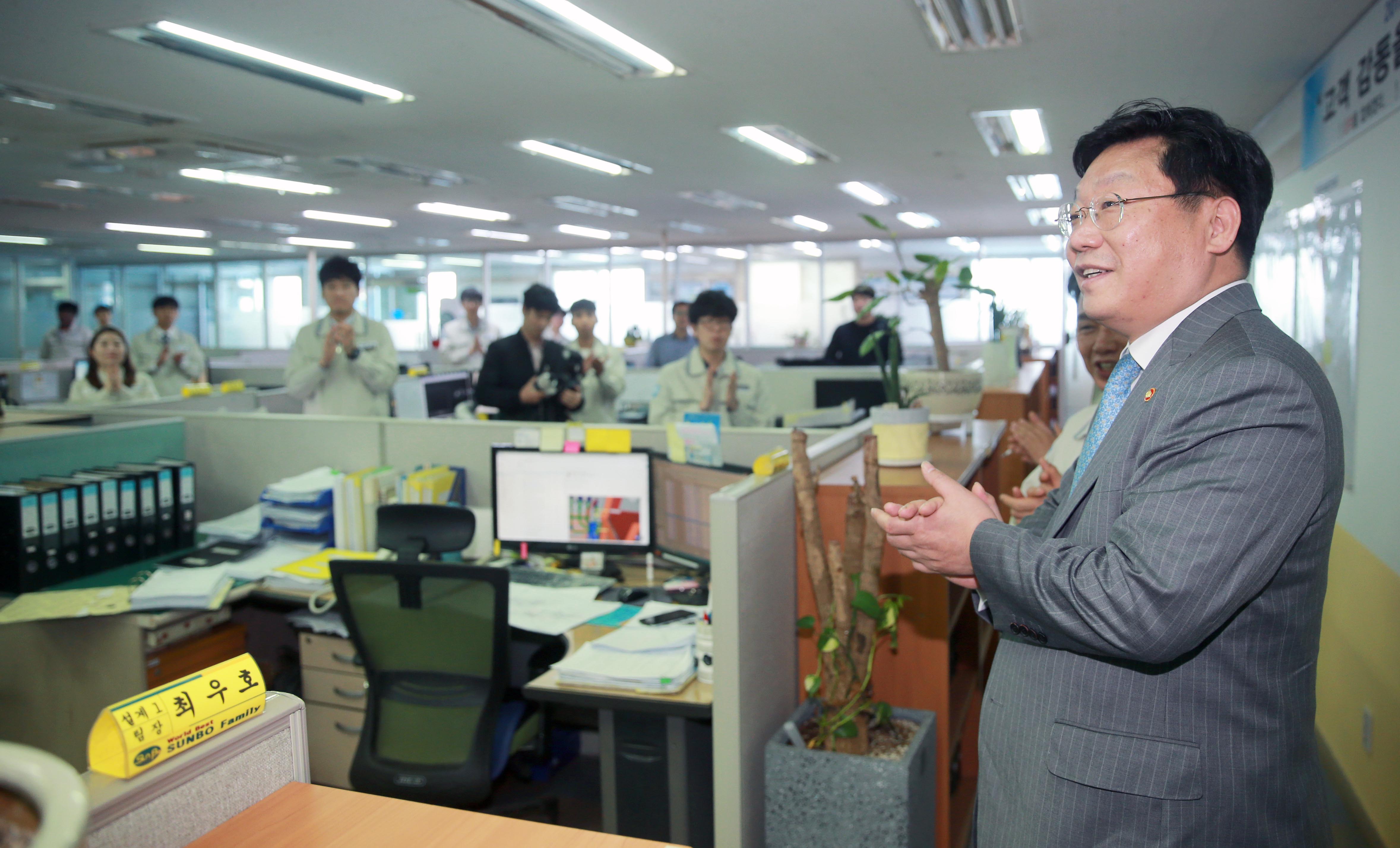 친환경 선박 기자재 제조기업인 선보공업 현장방문 4