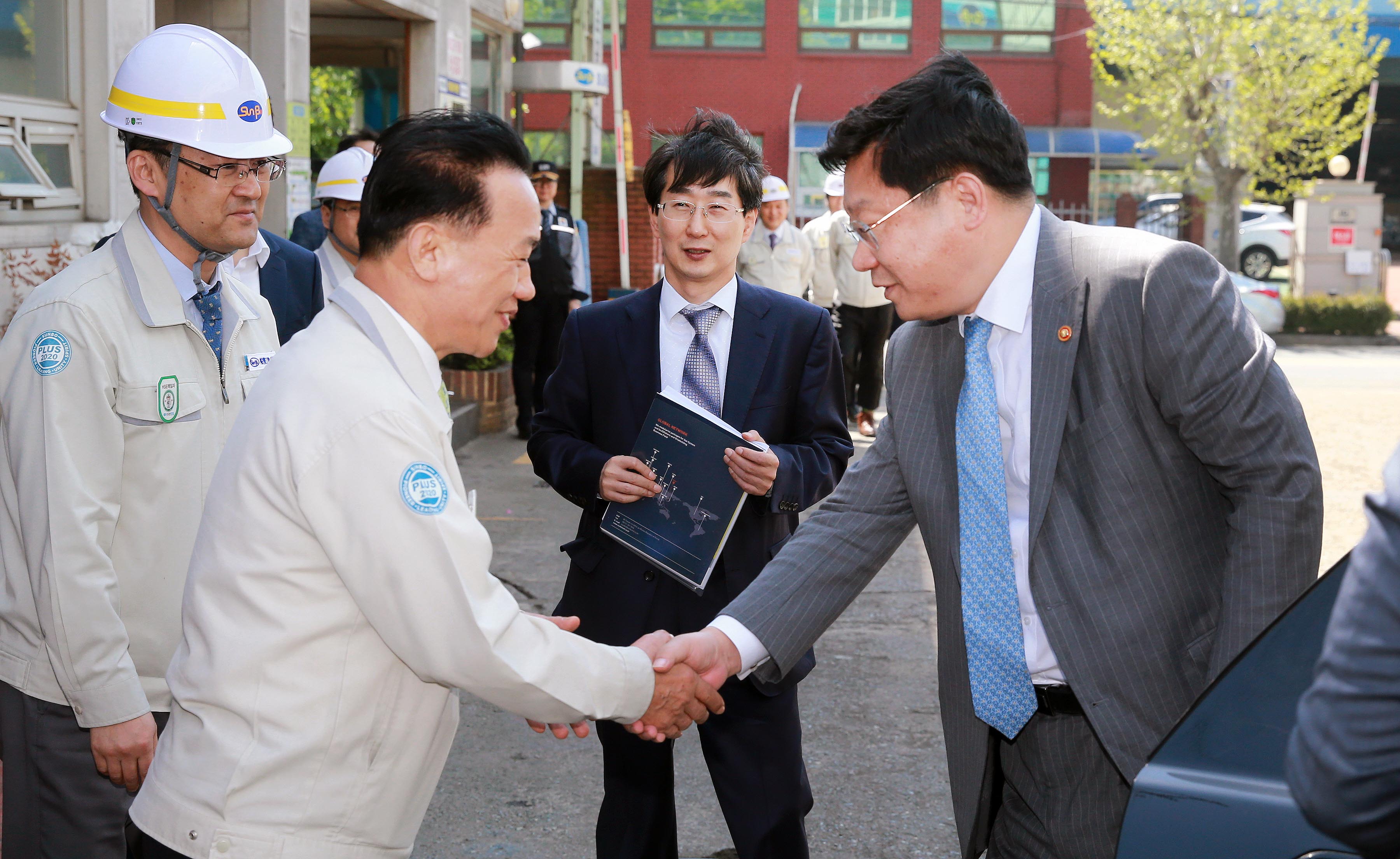 친환경 선박 기자재 제조기업인 선보공업 현장방문 5