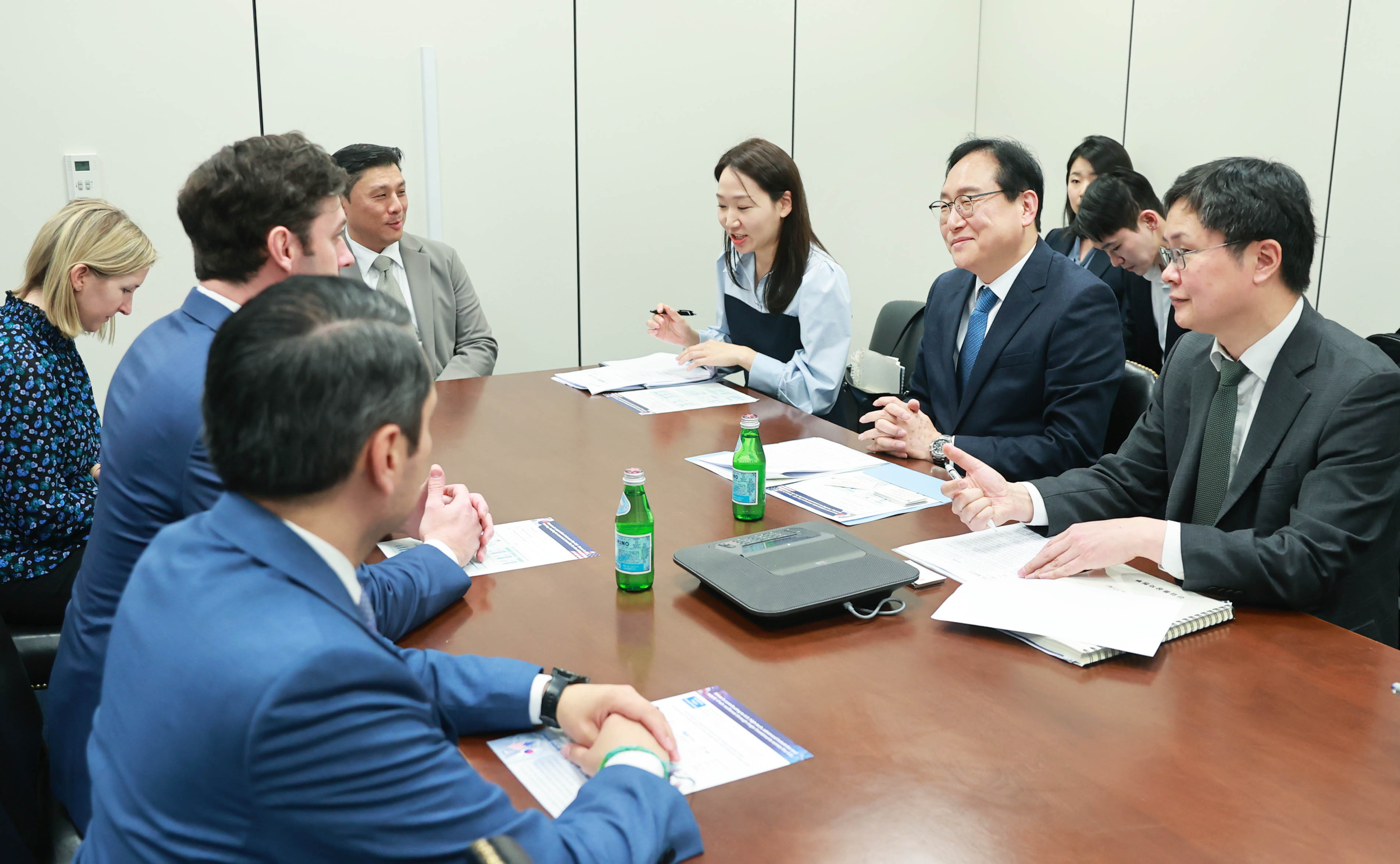 존 오소프 미국 상원의원 면담 3