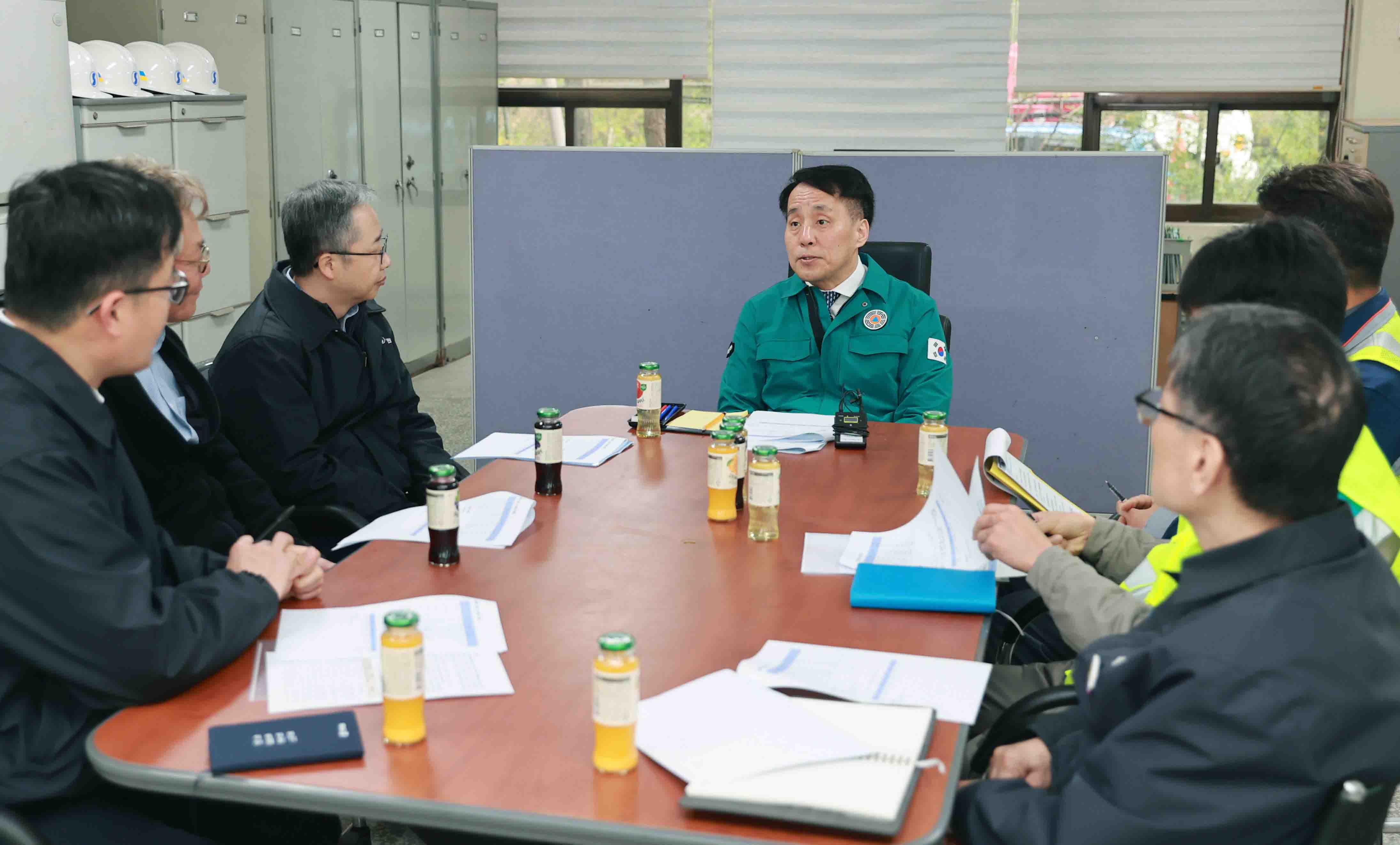 시멘트 유통기지 현장 점검 4