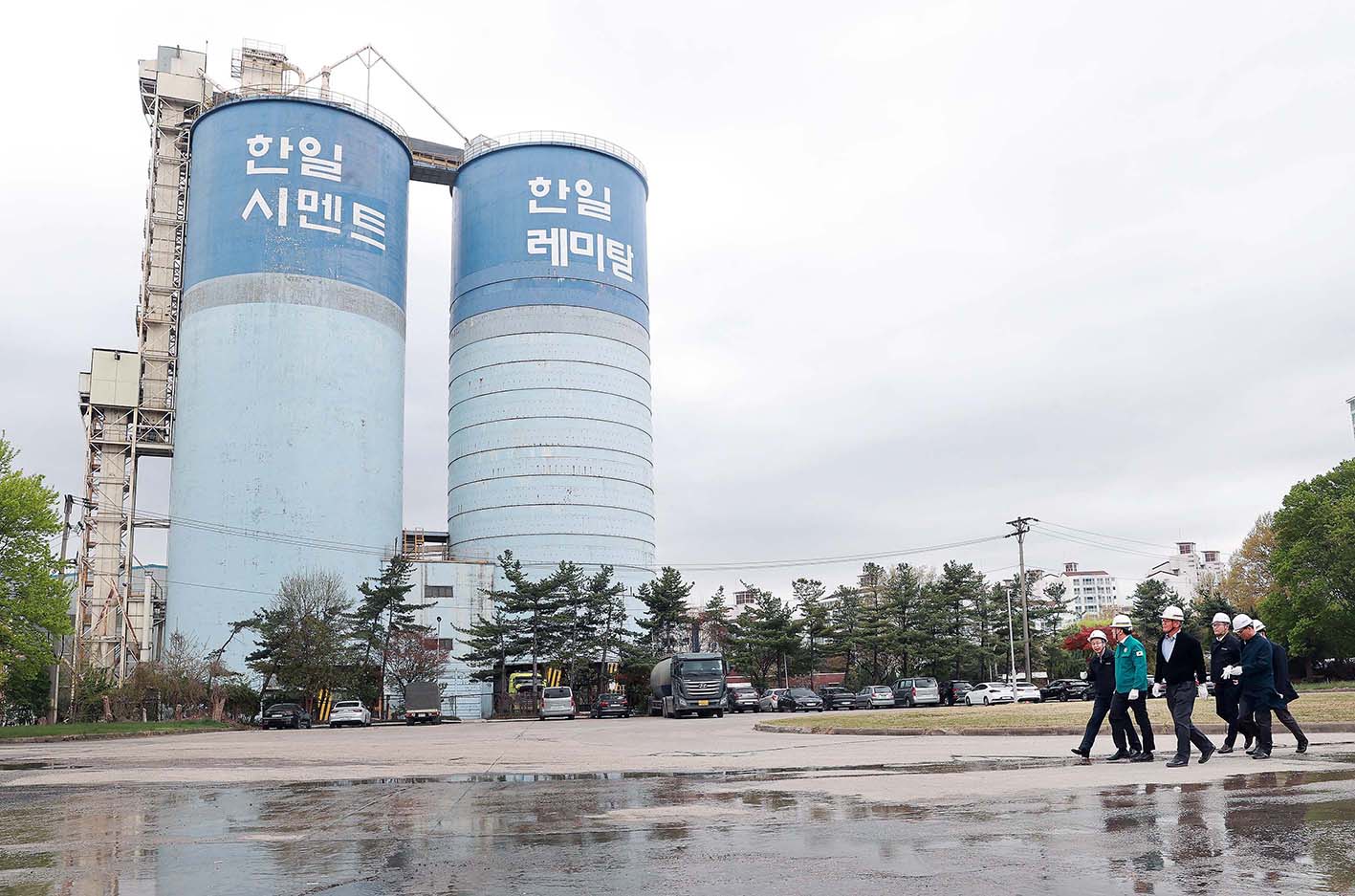 시멘트 유통기지 현장 점검 1