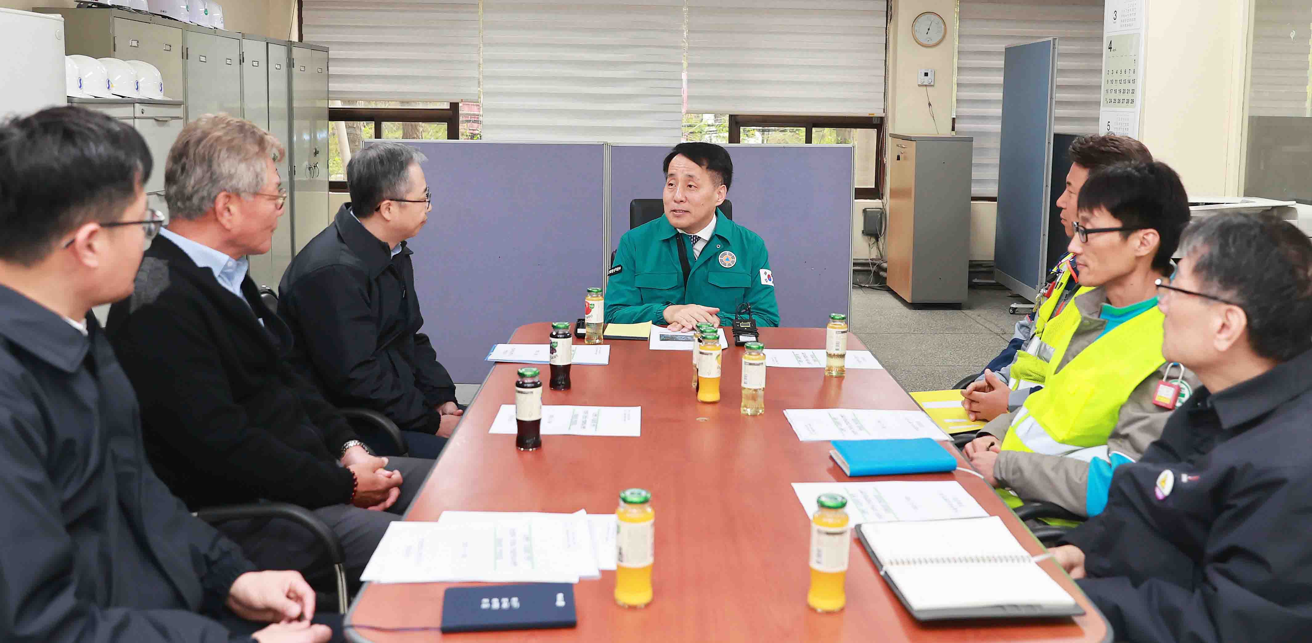 시멘트 유통기지 현장 점검 5