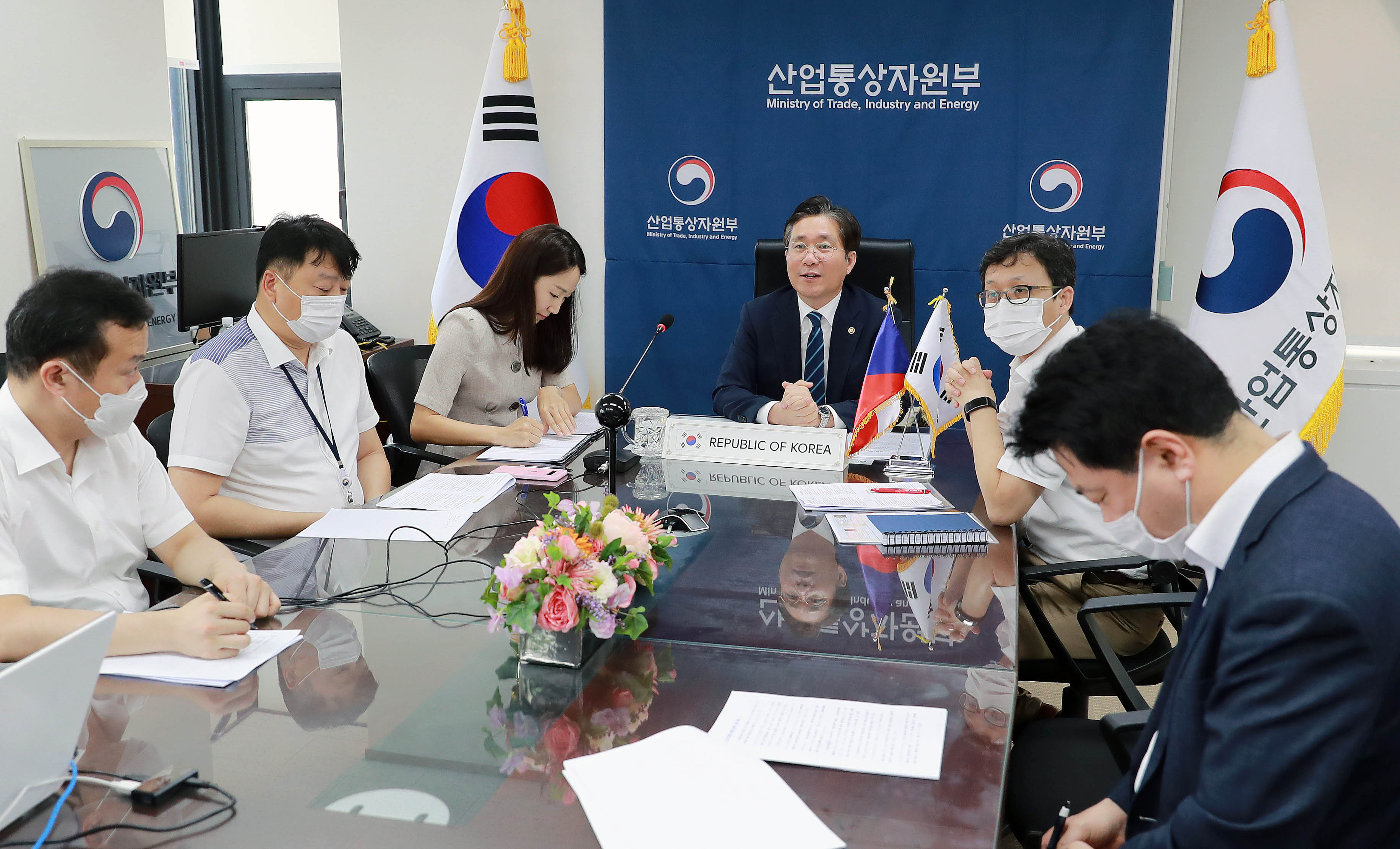 체코 원전특사 화상면담 4
