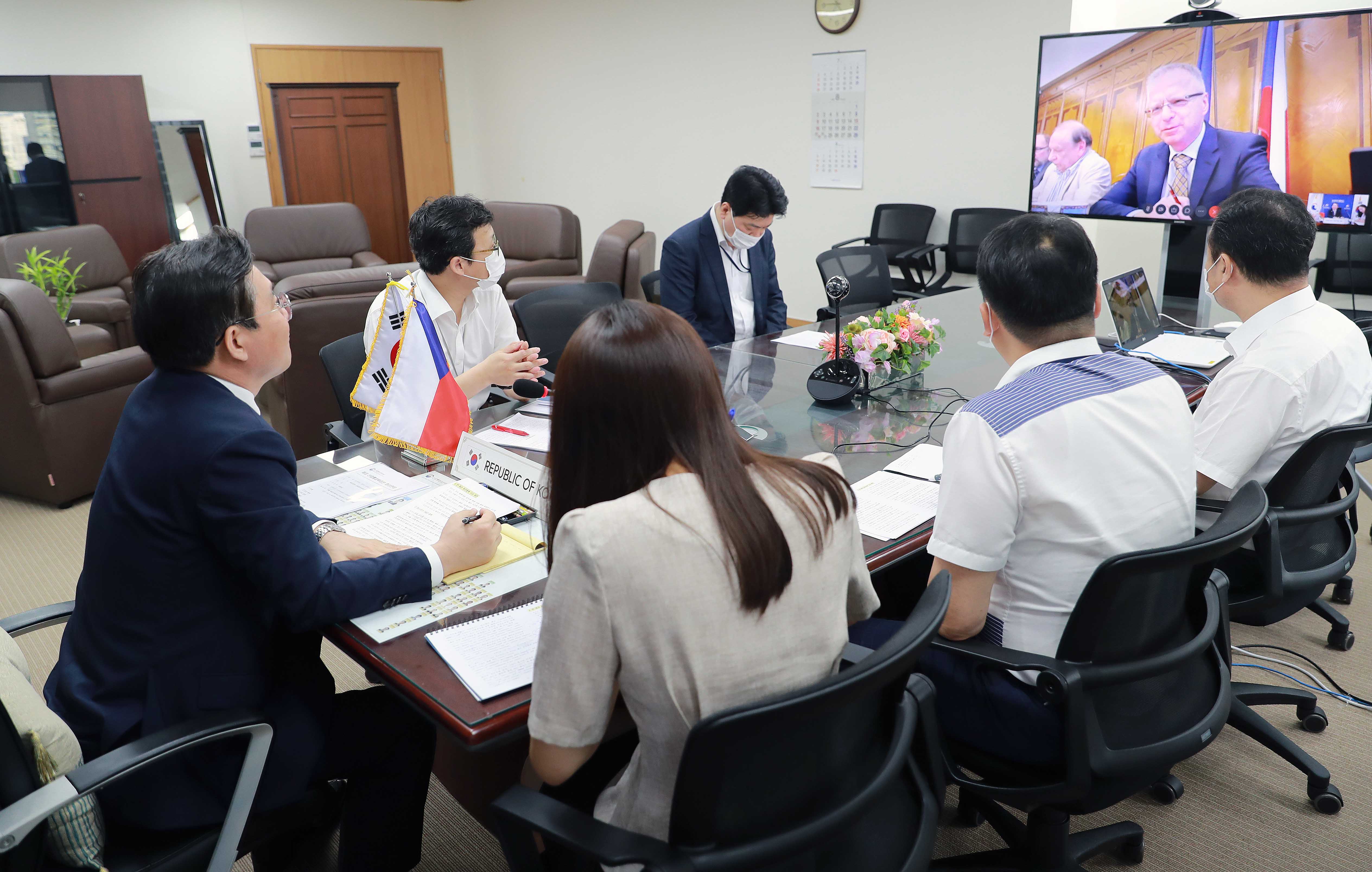 체코 원전특사 화상면담 5