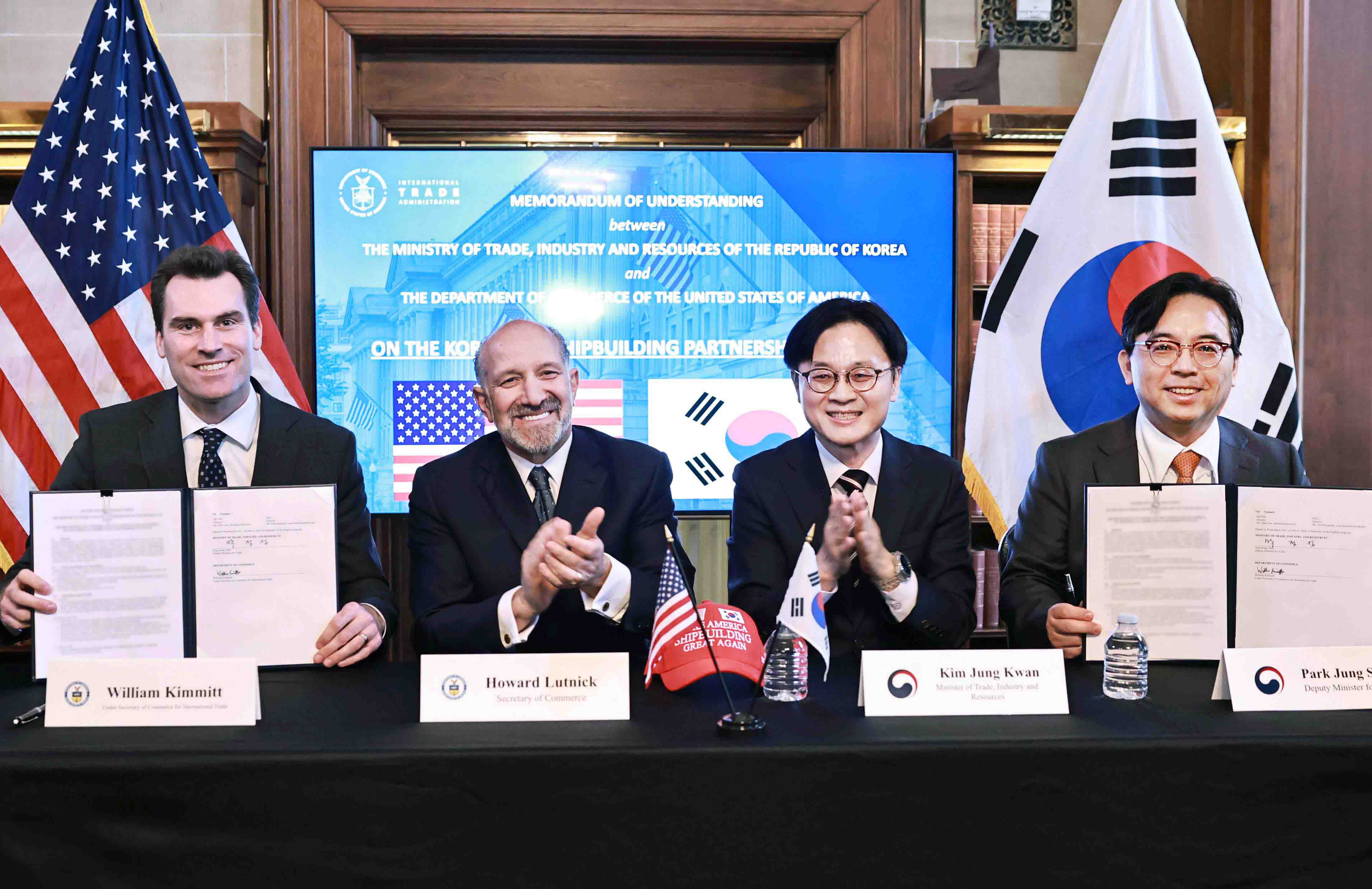 한-미 조선 파트너십 이니셔티브 양해각서(MOU) 체결식 4