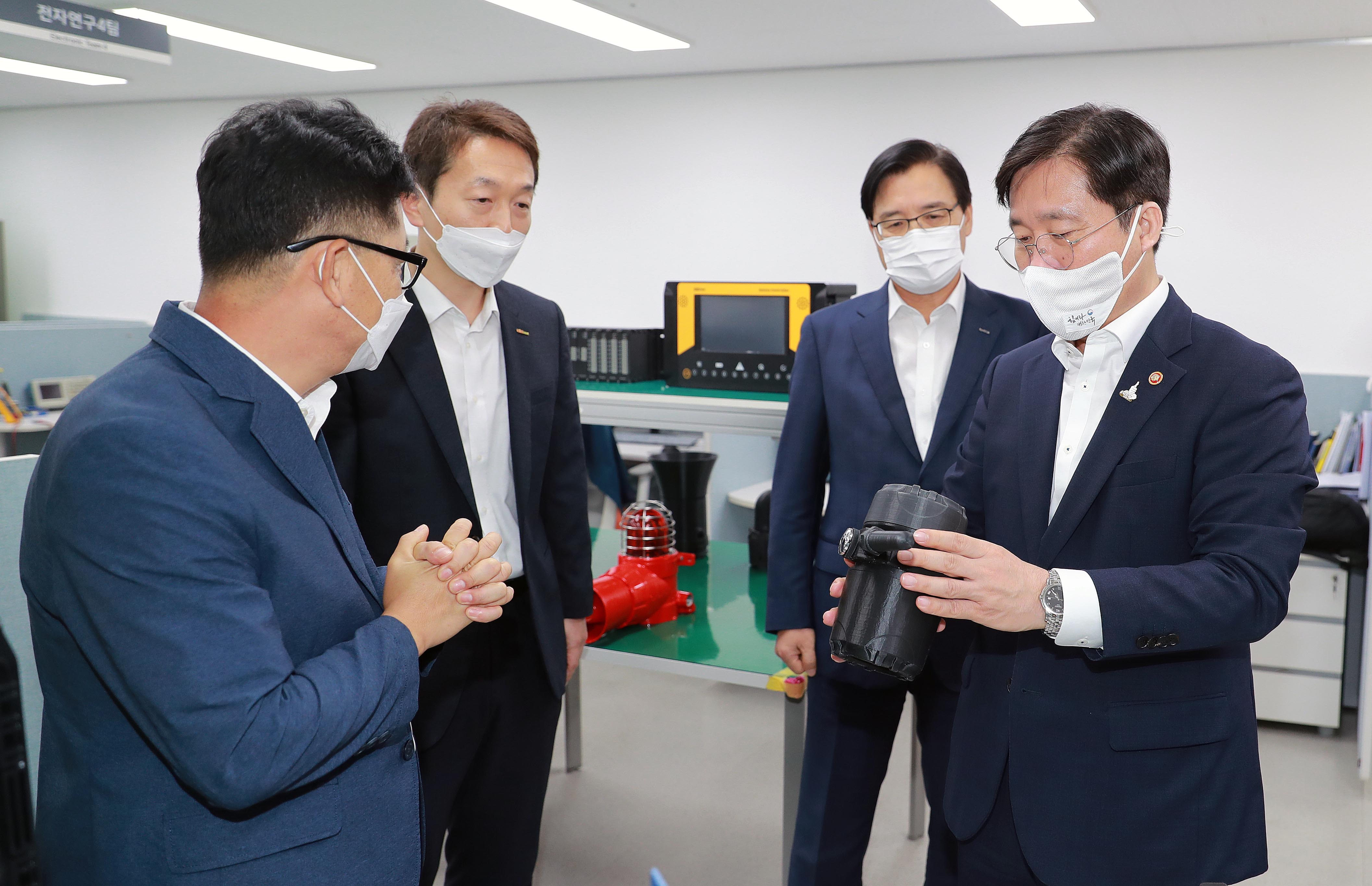 가스누설탐지기 수출기업인 (주)가스트론 현장방문 3