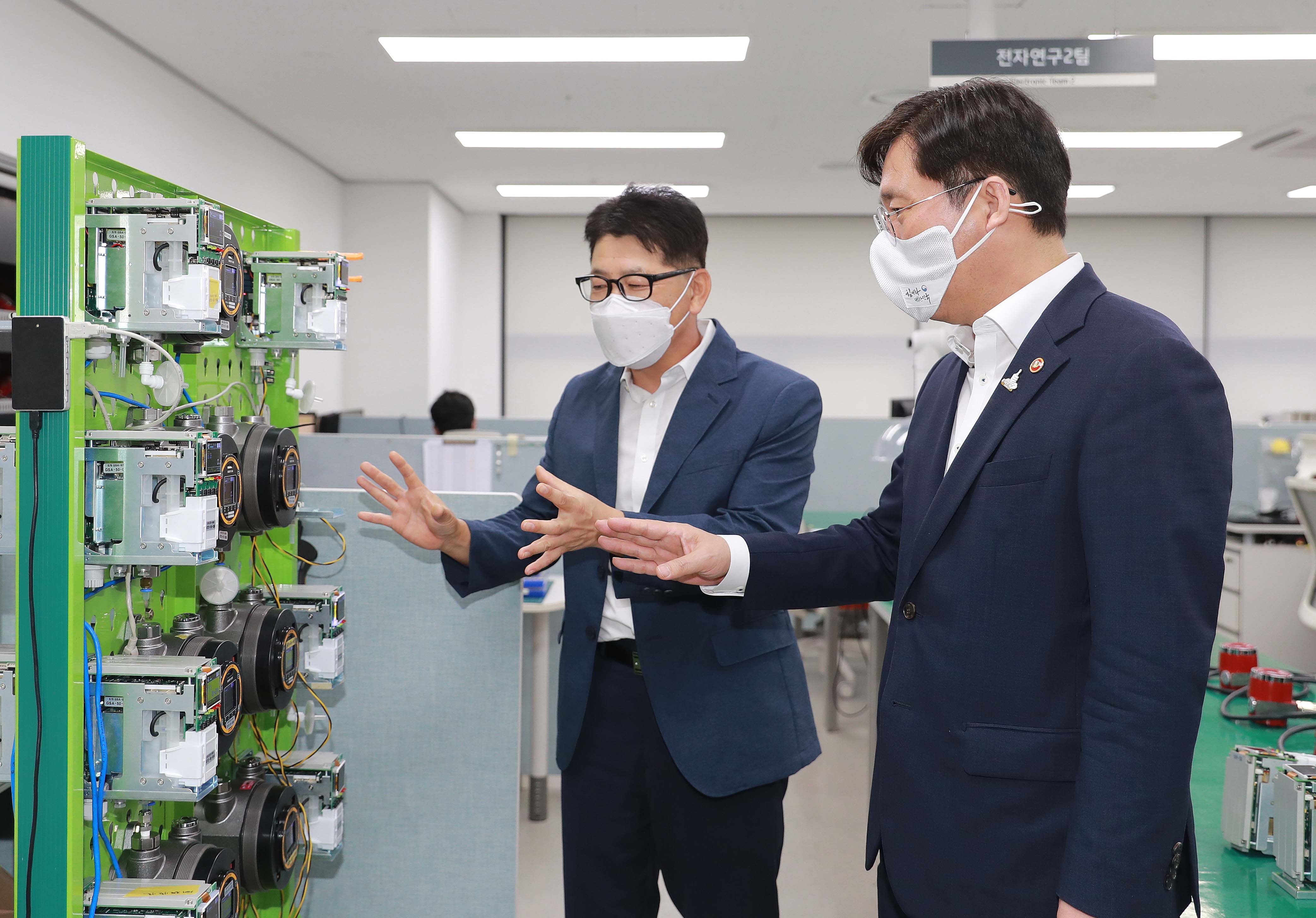 가스누설탐지기 수출기업인 (주)가스트론 현장방문 1