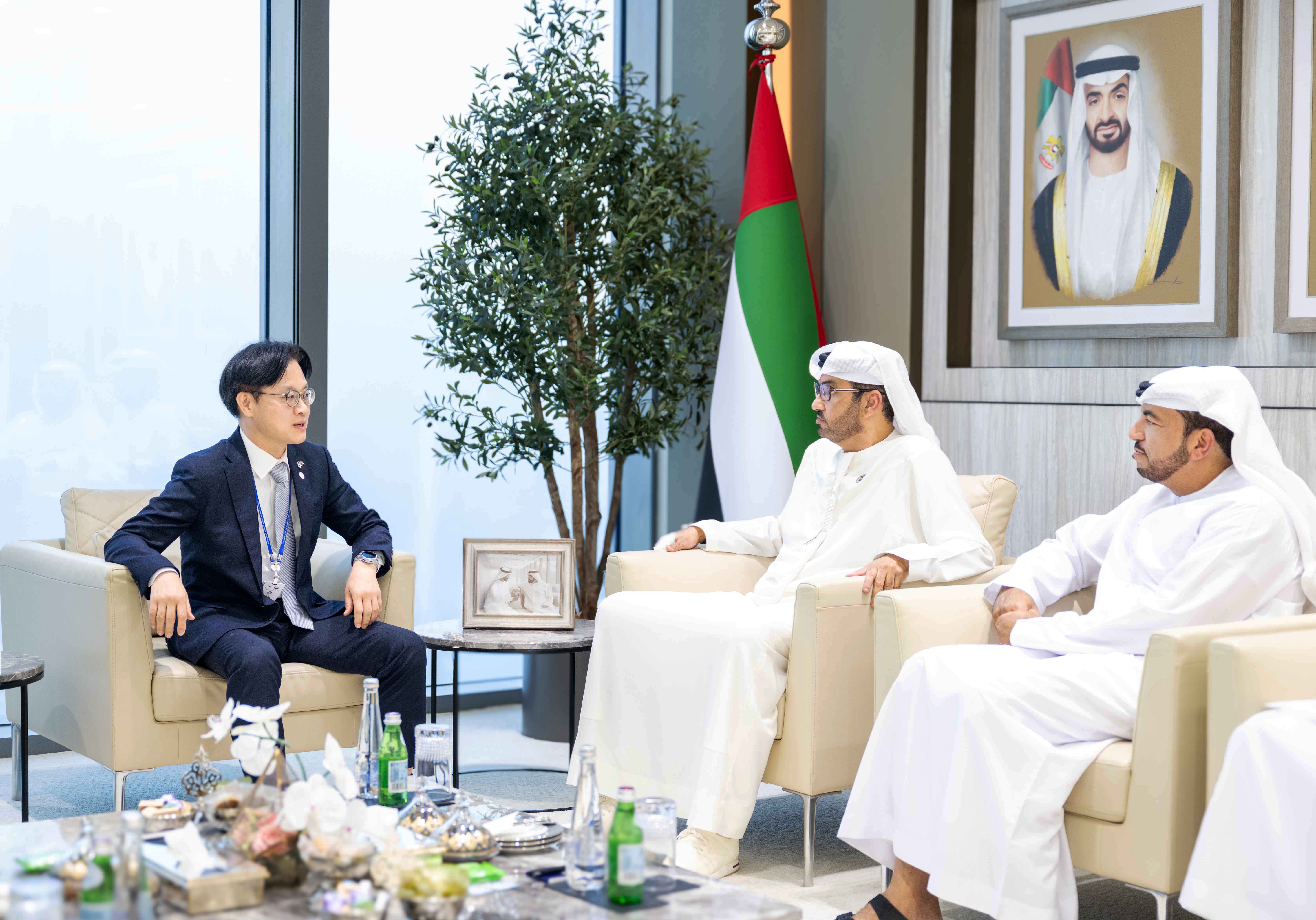 UAE 첨단산업기술부 장관 면담 1