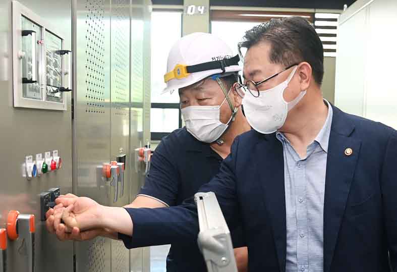 전기안전분야 규제혁신 관련 전기안전교육원 현장방문 1
