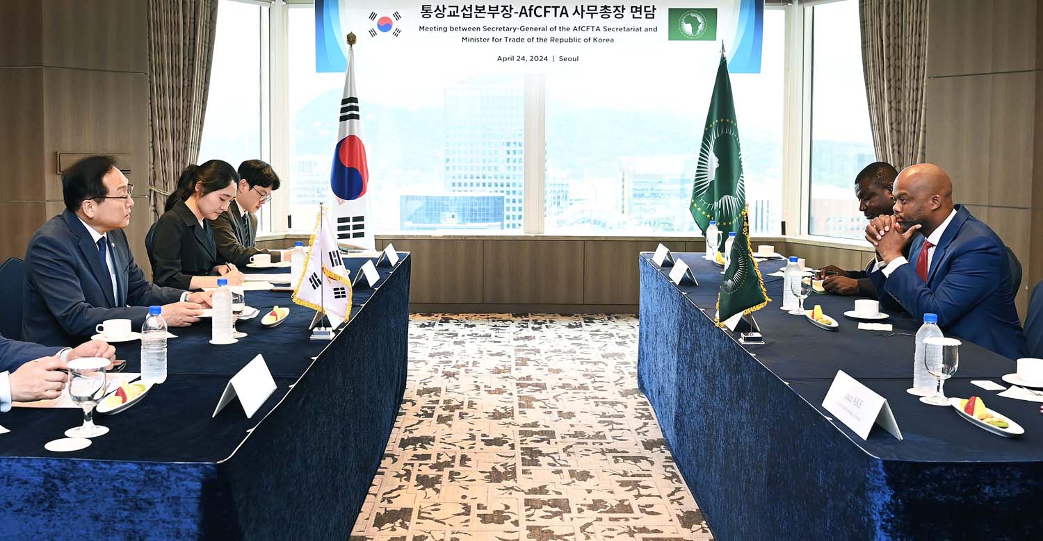 아프리카대륙자유무역지대(AfCFTA) 사무총장 면담 3