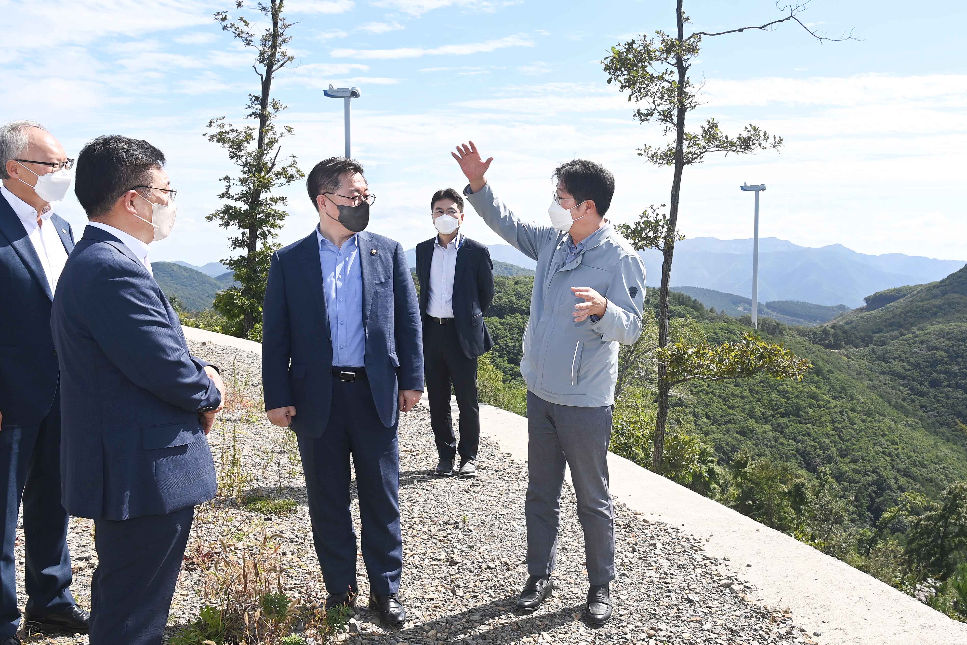 태백 가덕산 육상풍력발전소 현장방문 4