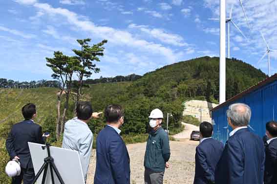 태백 가덕산 육상풍력발전소 현장방문 1