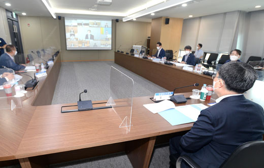 산업단지공단 방역현장점검 및 화상회의  1