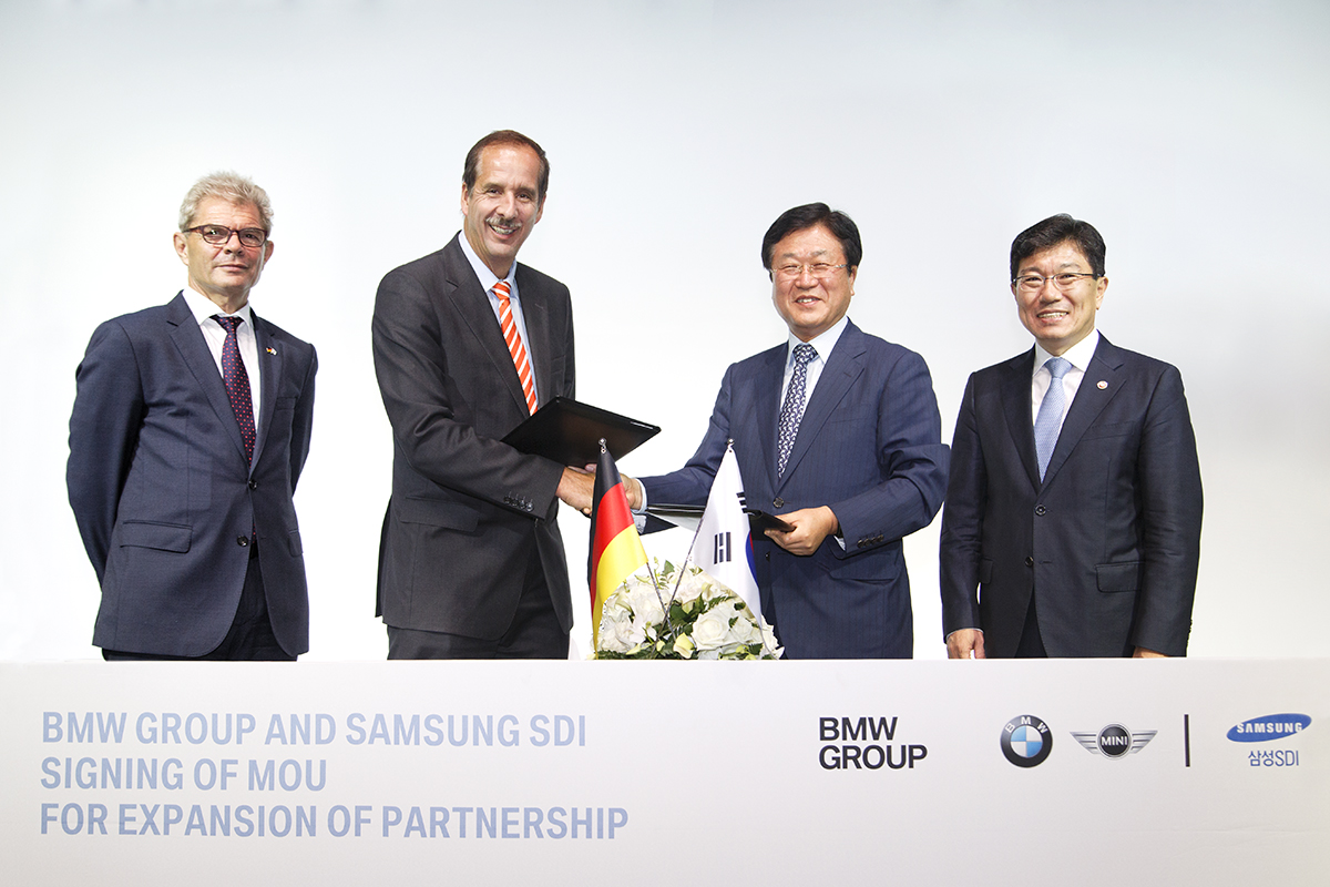 삼성SDI-BMW 전기차 배터리 MOU 체결식 3