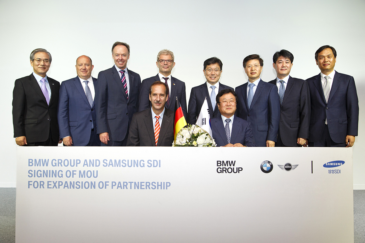 삼성SDI-BMW 전기차 배터리 MOU 체결식 2