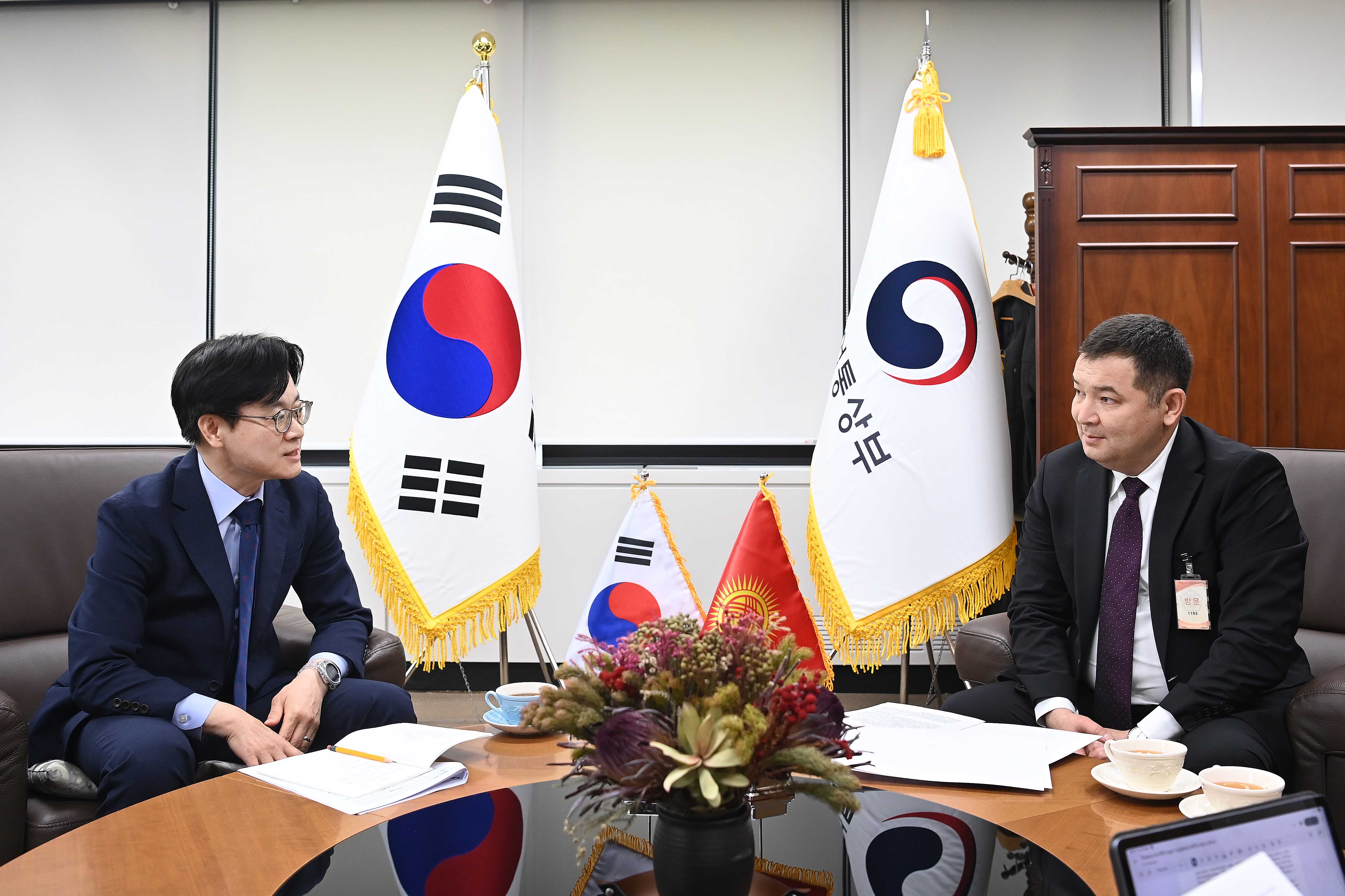 키르기스스탄 경제상업부 장관 면담 2