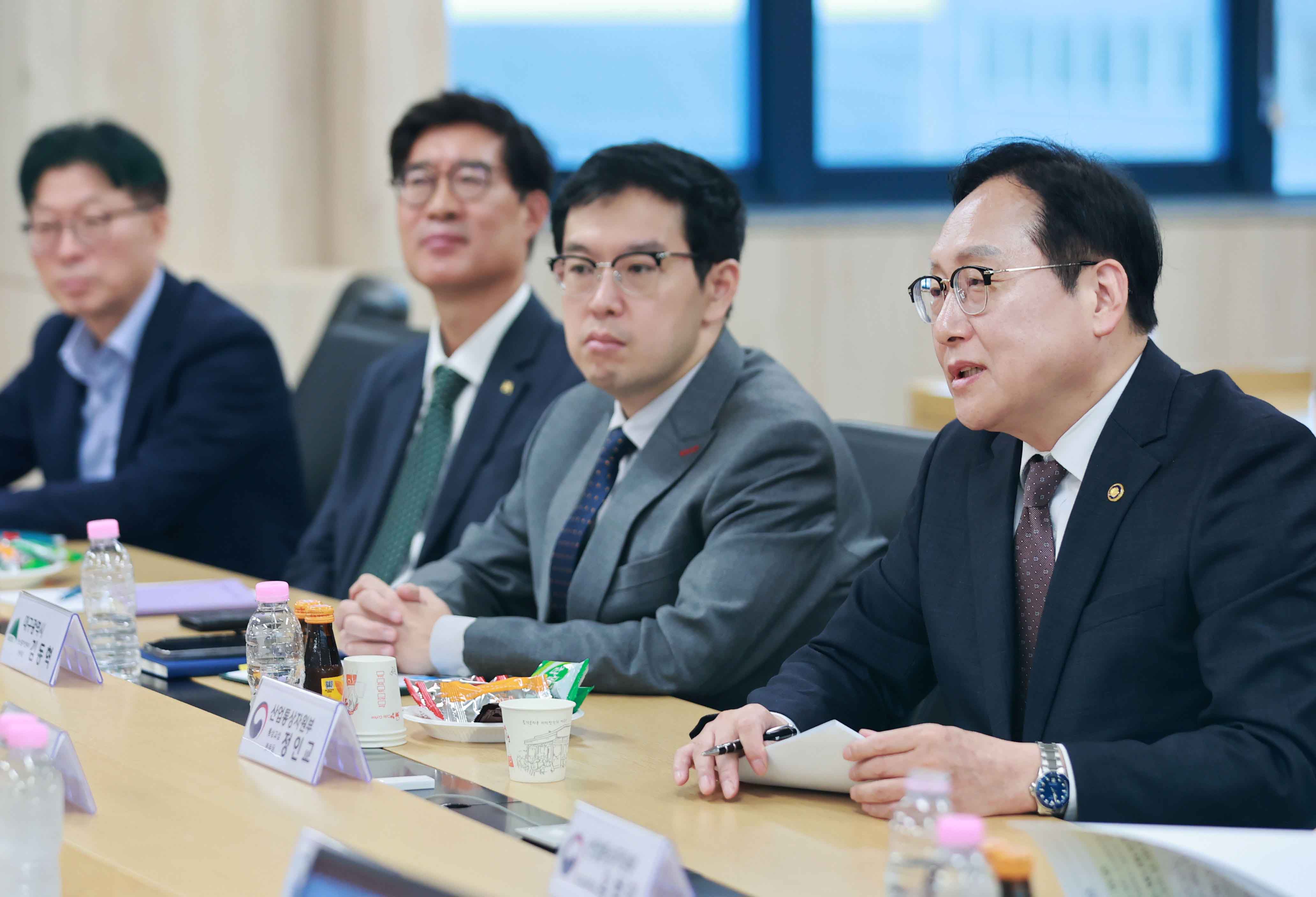 유턴기업인 구영테크 현장방문 5