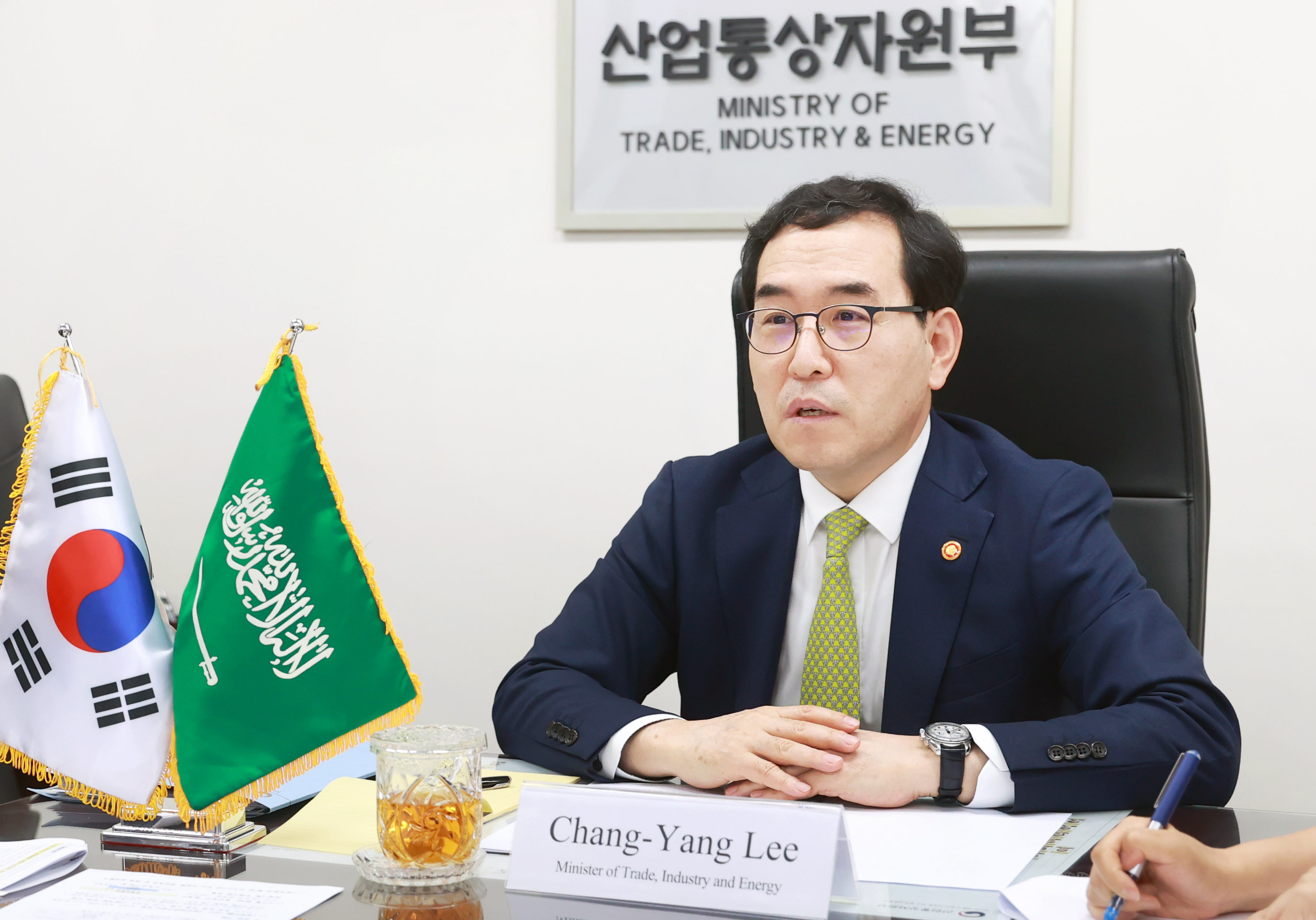 사우디아리비아 에너지부 장관 면담 4
