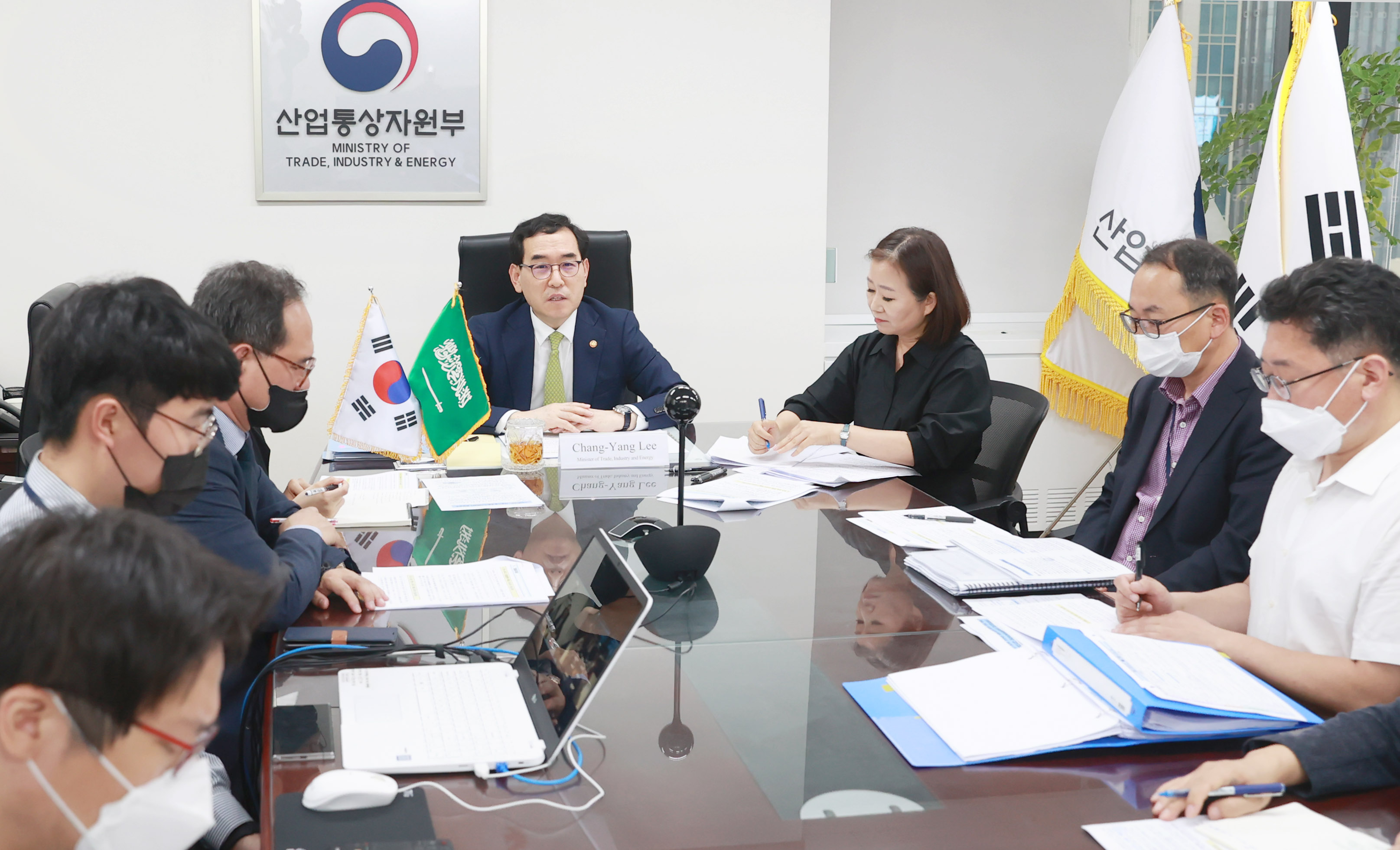 사우디아리비아 에너지부 장관 면담 3