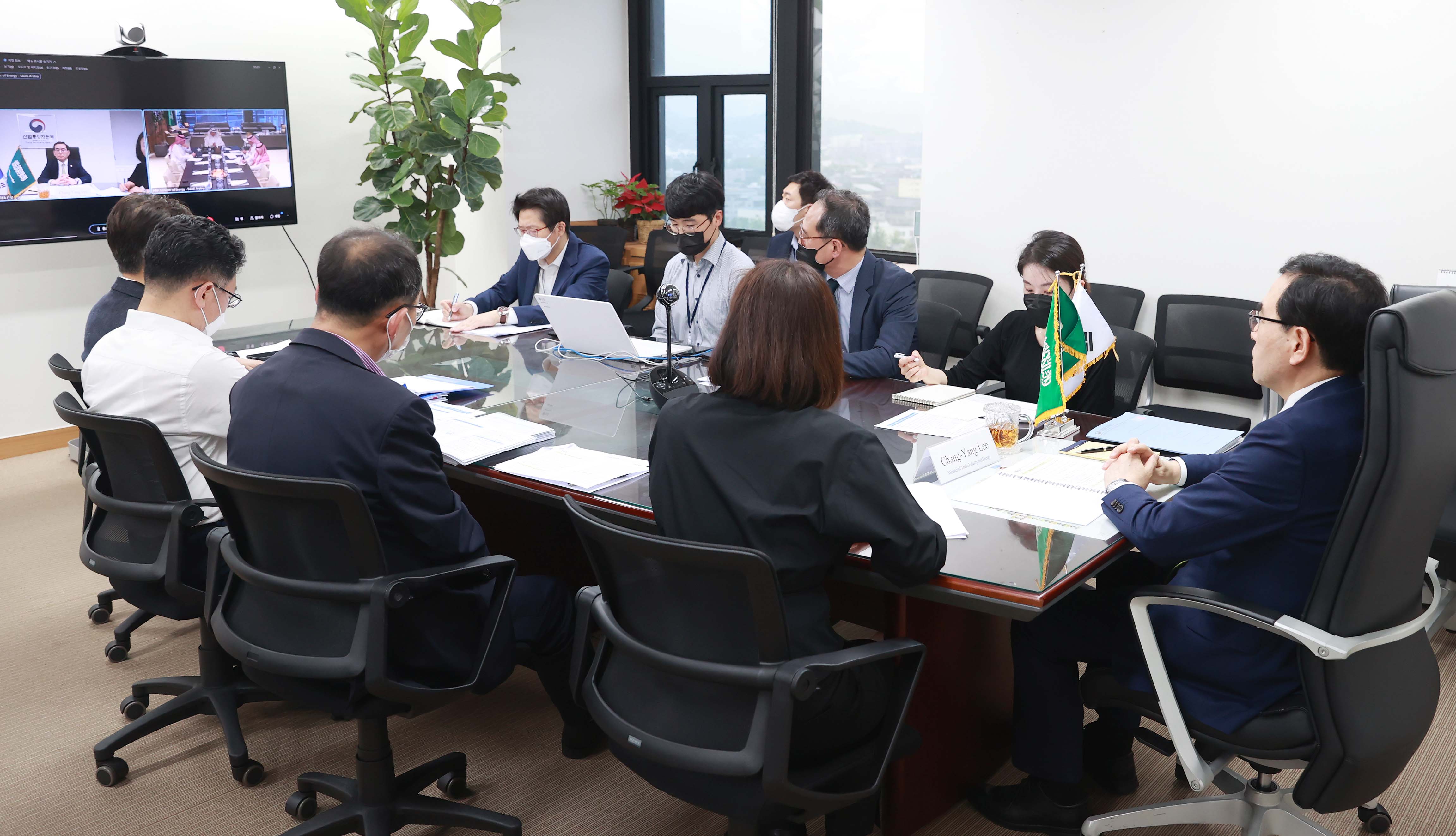 사우디아리비아 에너지부 장관 면담 2