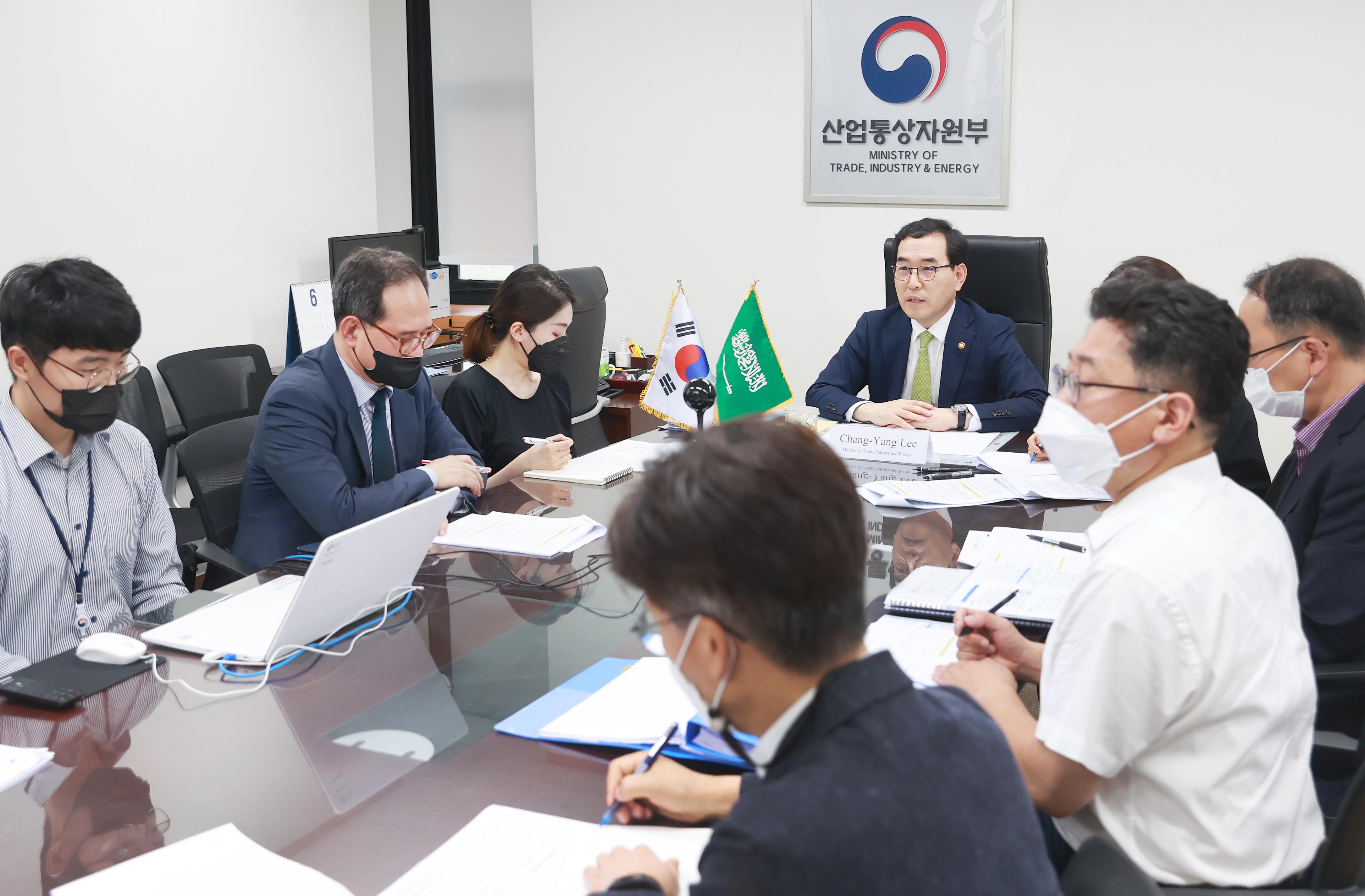 사우디아리비아 에너지부 장관 면담 5