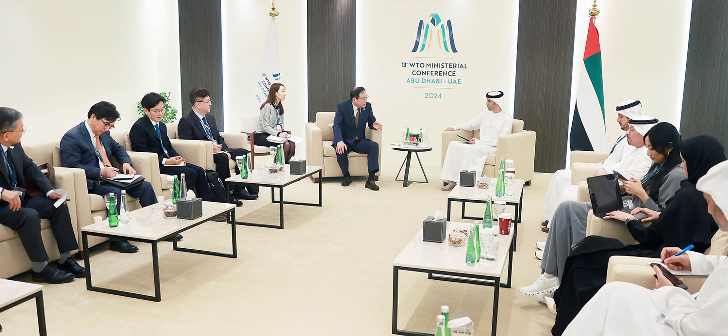 아랍에미리트(UAE) 대외무역 국무장관 면담 4