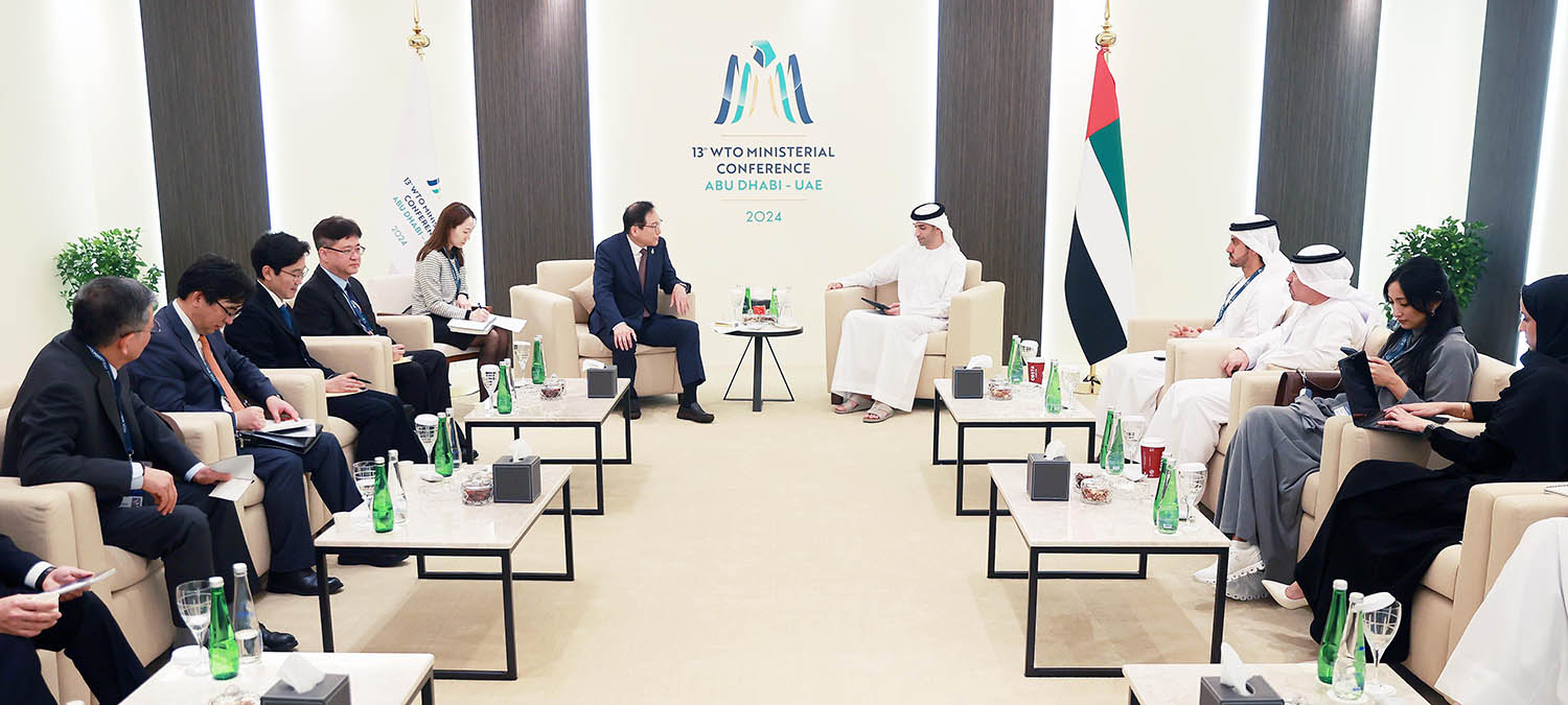 아랍에미리트(UAE) 대외무역 국무장관 면담 2