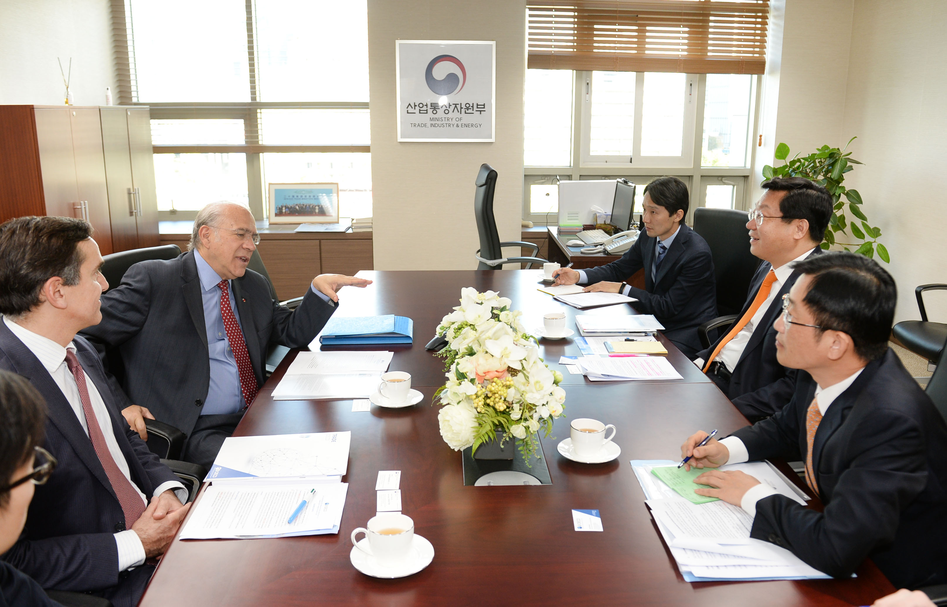 OECD 사무총장 면담 4