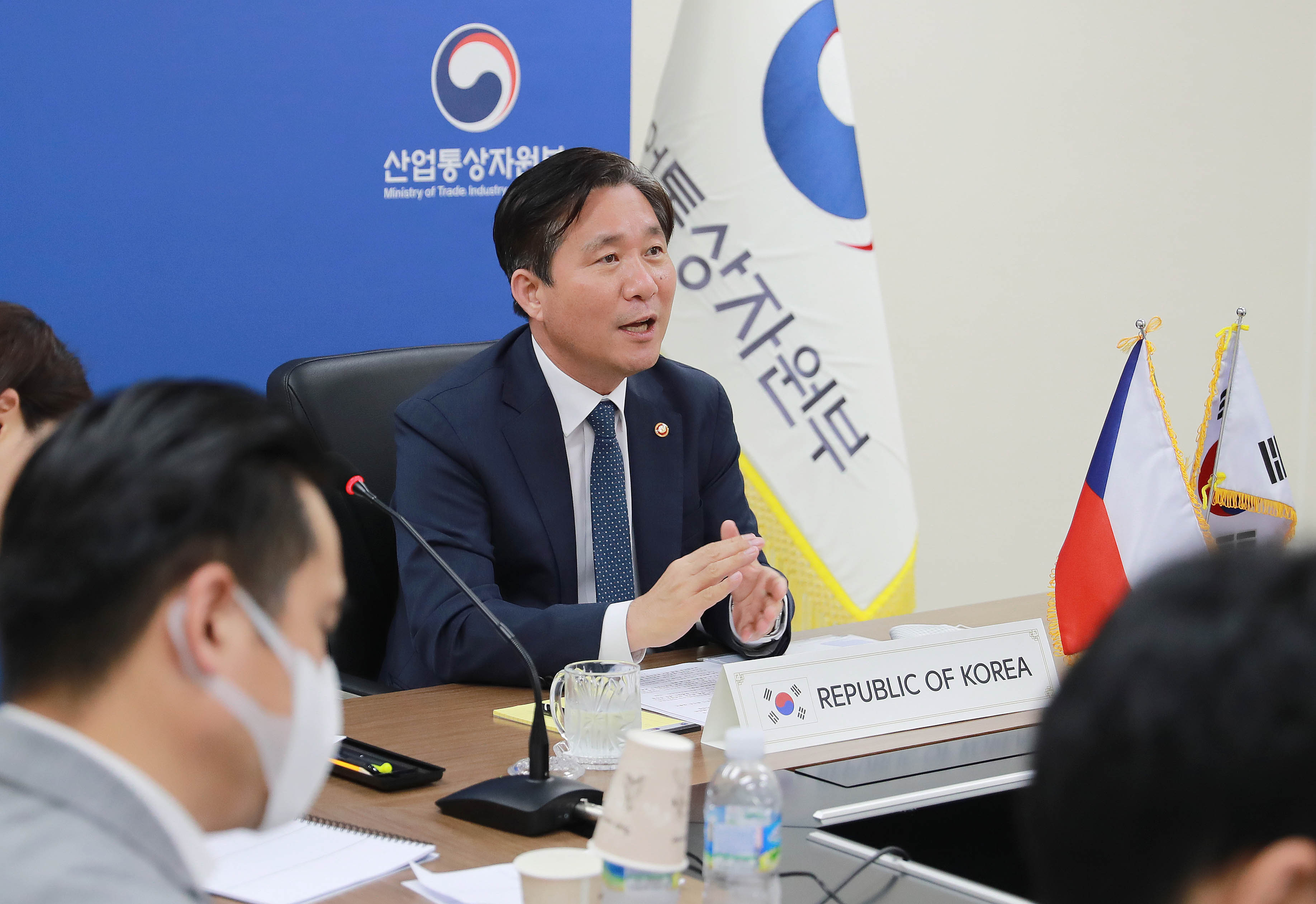 체코 산업통상부 장관 화상면담 4