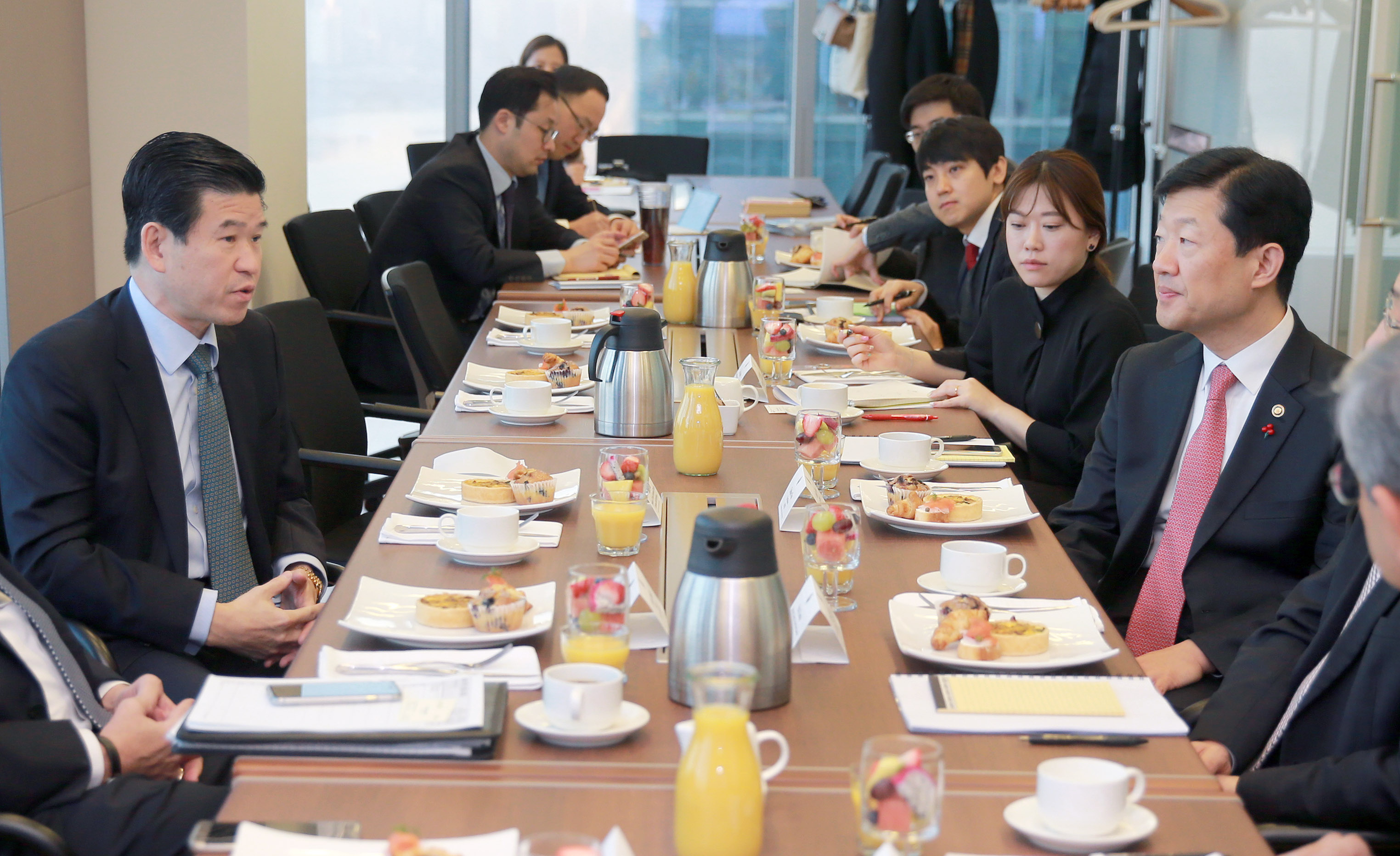 주한미국상공회의소와의 조찬 간담회 4