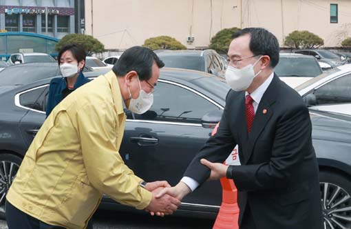 울진군청 격려 방문 1