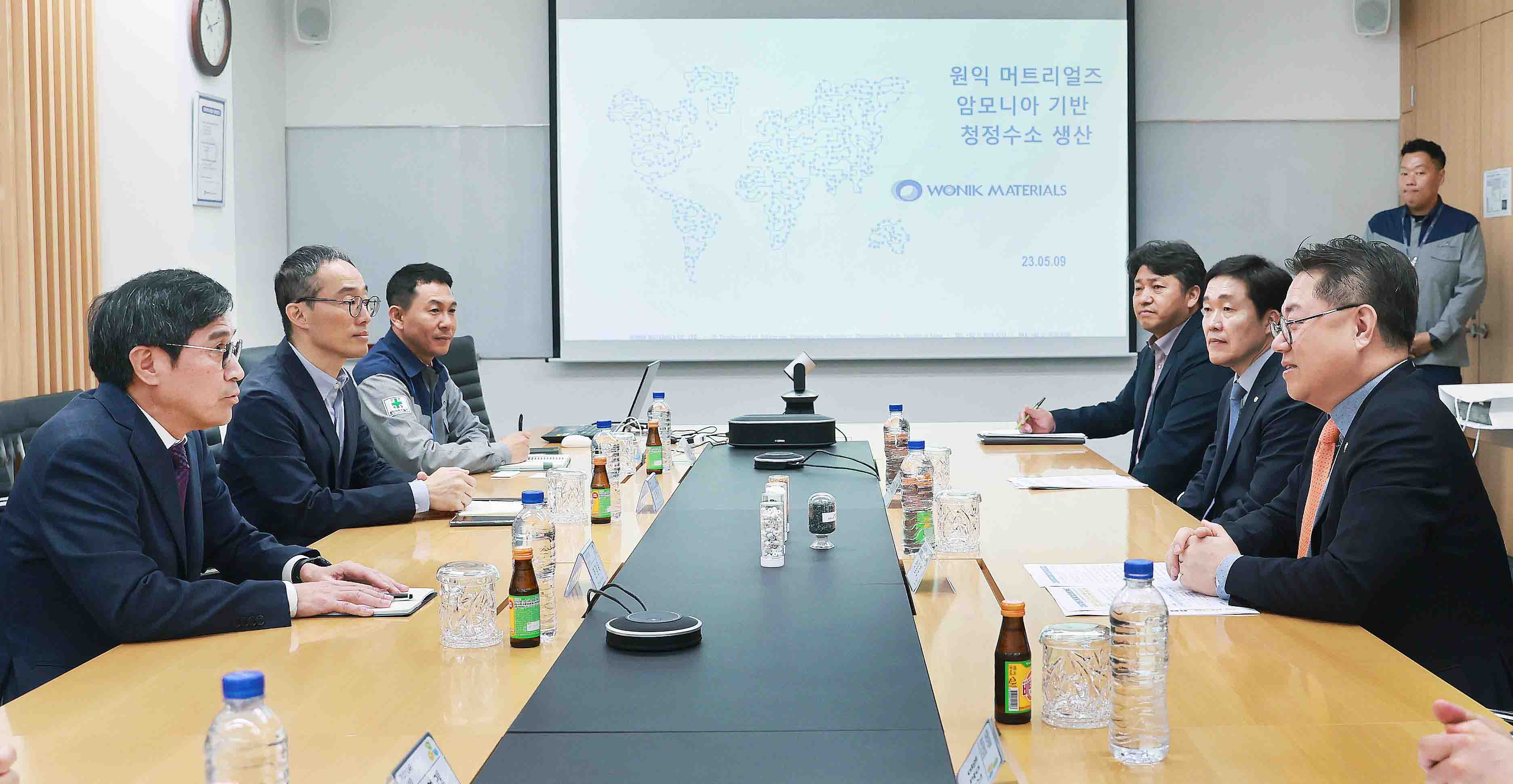 청정수소 생산 실증기업 현장방문 4