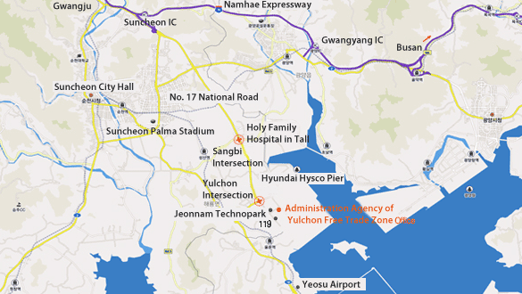 Location of FTZ